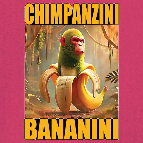 Champanzini Bananini Youth T-shirt Italian Brainrot Gen Z Alpha Meme Kids - Picture 46 of 50