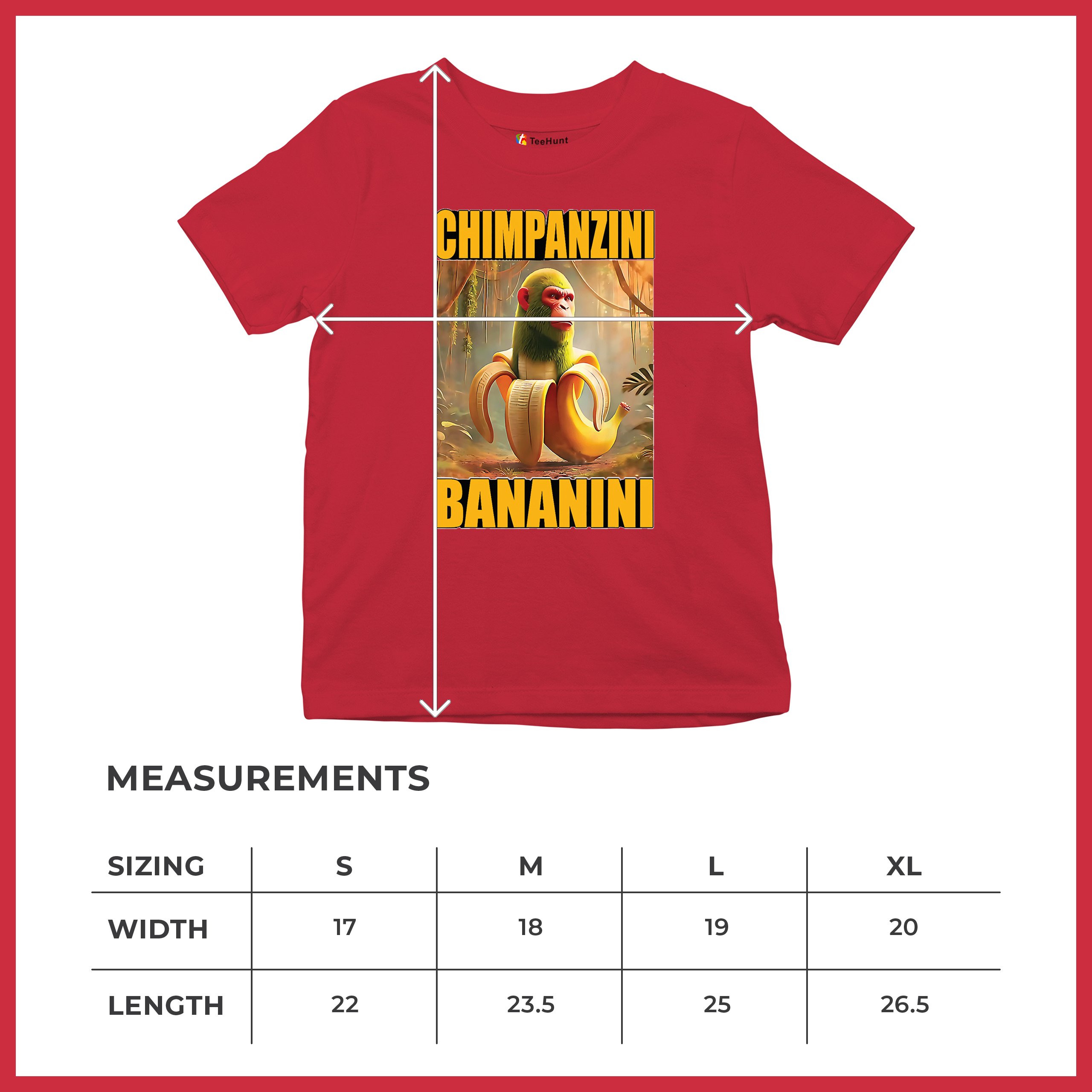 Champanzini Bananini Youth T-shirt Italian Brainrot Gen Z Alpha Meme Kids - Picture 22 of 50