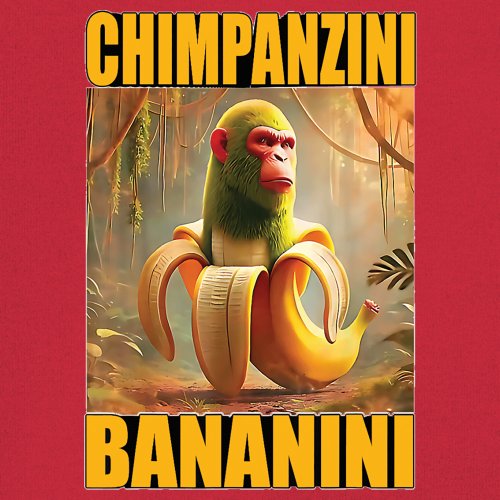 Champanzini Bananini Youth T-shirt Italian Brainrot Gen Z Alpha Meme Kids - Picture 18 of 50