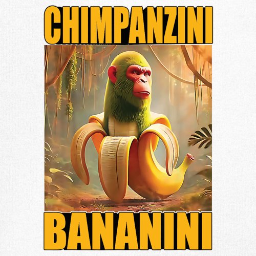 Champanzini Bananini Youth T-shirt Italian Brainrot Gen Z Alpha Meme Kids - Picture 25 of 50