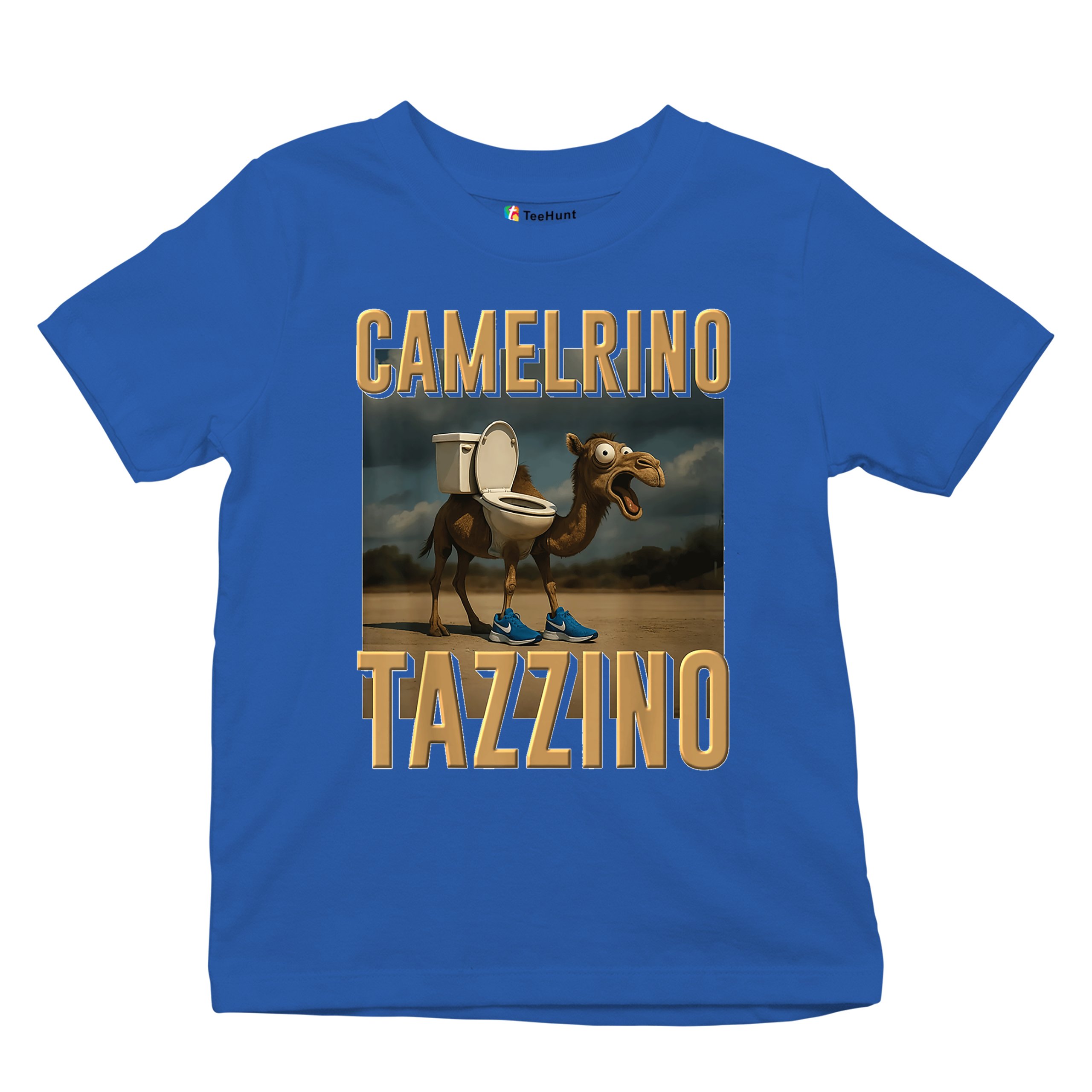 Camelrino Tazzino Youth T-shirt Fun Italian Brainrot Gen Z Alpha Meme Kids - Picture 41 of 50