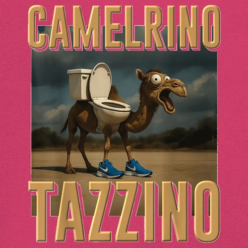 Camelrino Tazzino Youth T-shirt Fun Italian Brainrot Gen Z Alpha Meme Kids - Picture 46 of 50