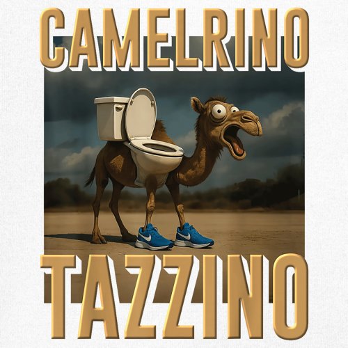 Camelrino Tazzino Youth T-shirt Fun Italian Brainrot Gen Z Alpha Meme Kids - Picture 25 of 50