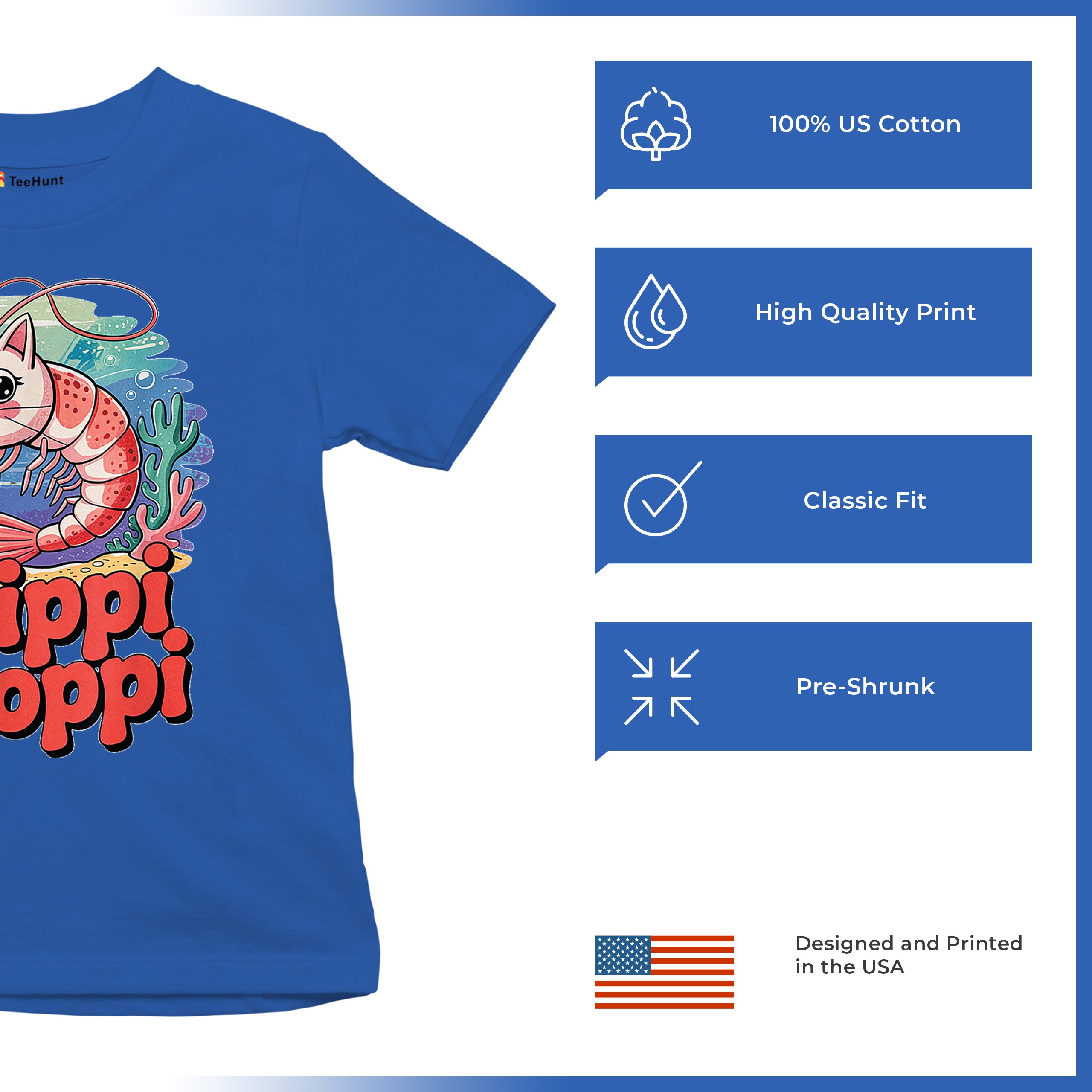 Trippi Troppi Shrim Cat Youth T-shirt Fun Italian Brainrot Gen Z Alpha Kids - Picture 42 of 50