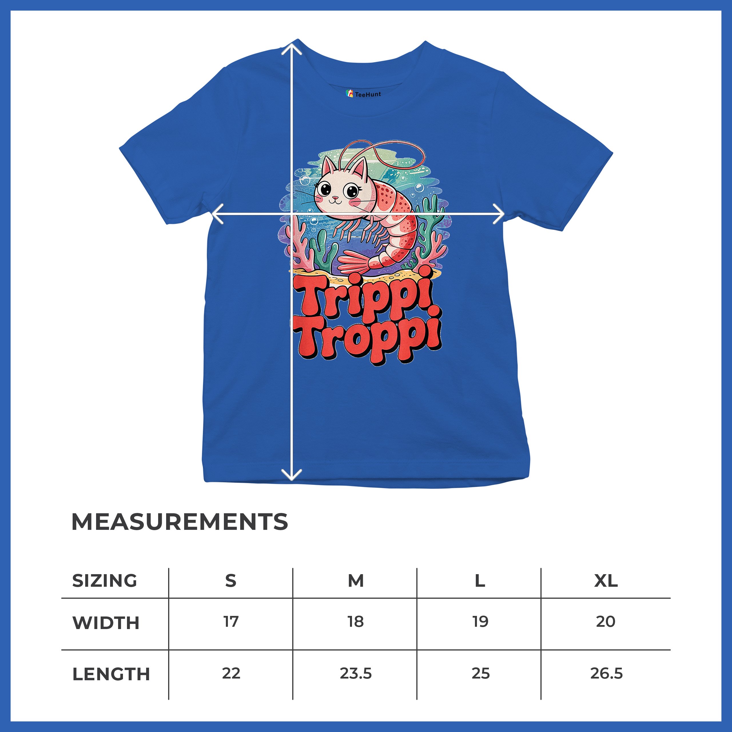 Trippi Troppi Shrim Cat Youth T-shirt Fun Italian Brainrot Gen Z Alpha Kids - Picture 43 of 50