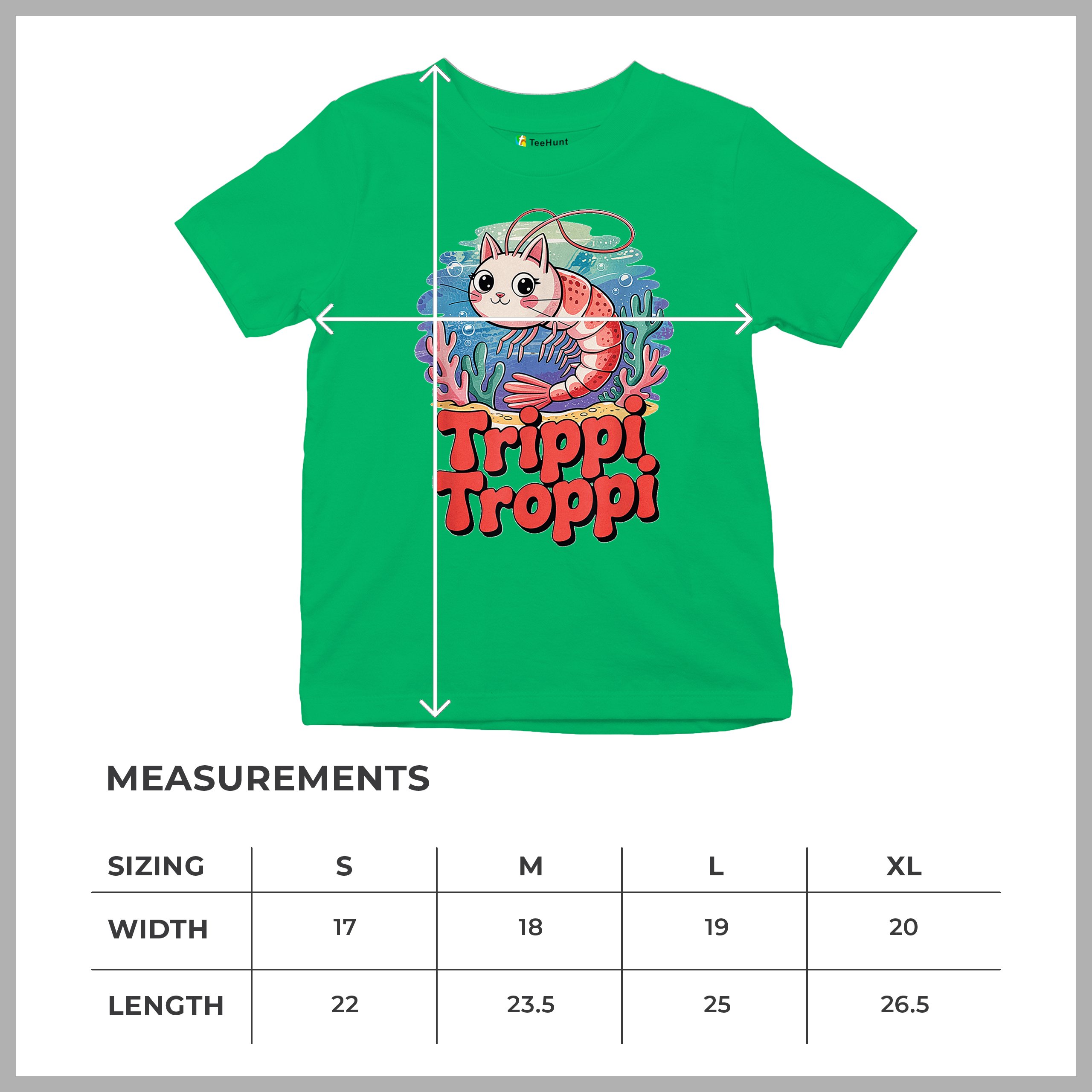 Trippi Troppi Shrim Cat Youth T-shirt Fun Italian Brainrot Gen Z Alpha Kids - Picture 36 of 50