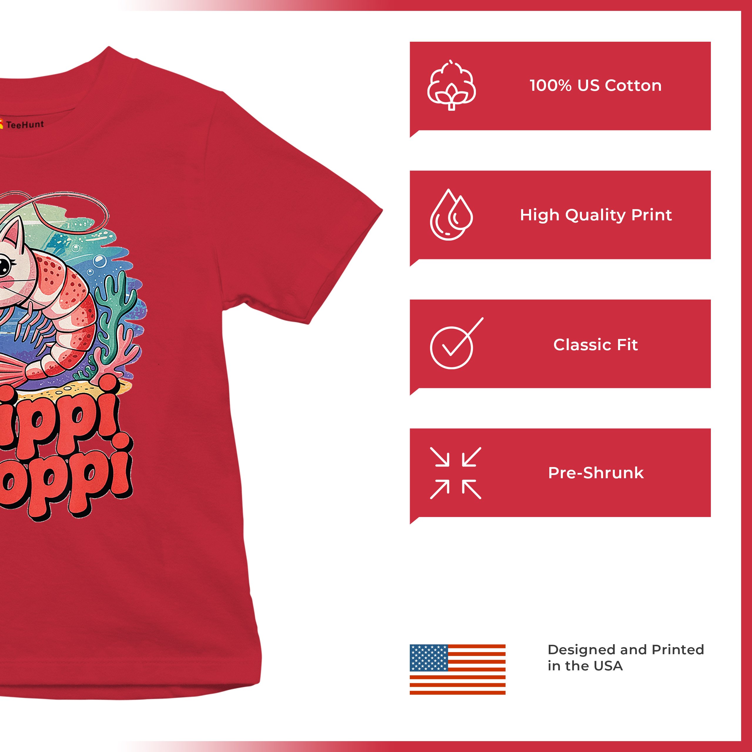 Trippi Troppi Shrim Cat Youth T-shirt Fun Italian Brainrot Gen Z Alpha Kids - Picture 21 of 50