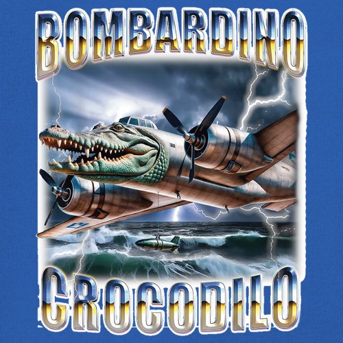 Bombardino Crocodilo Youth T-shirt Italian Brainrot Gen Z Alpha Meme Kids - Picture 39 of 50