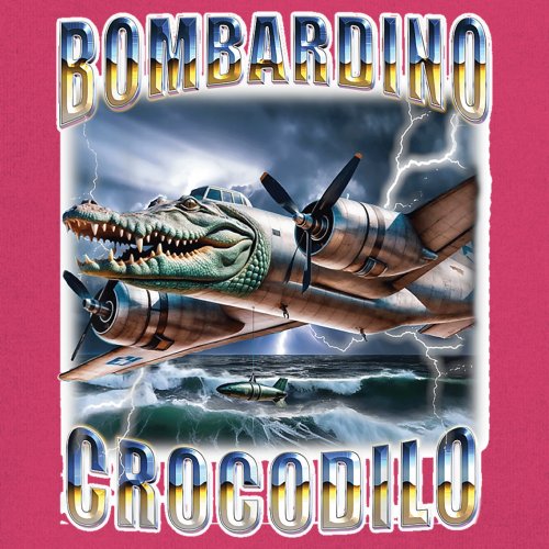 Bombardino Crocodilo Youth T-shirt Italian Brainrot Gen Z Alpha Meme Kids - Picture 46 of 50