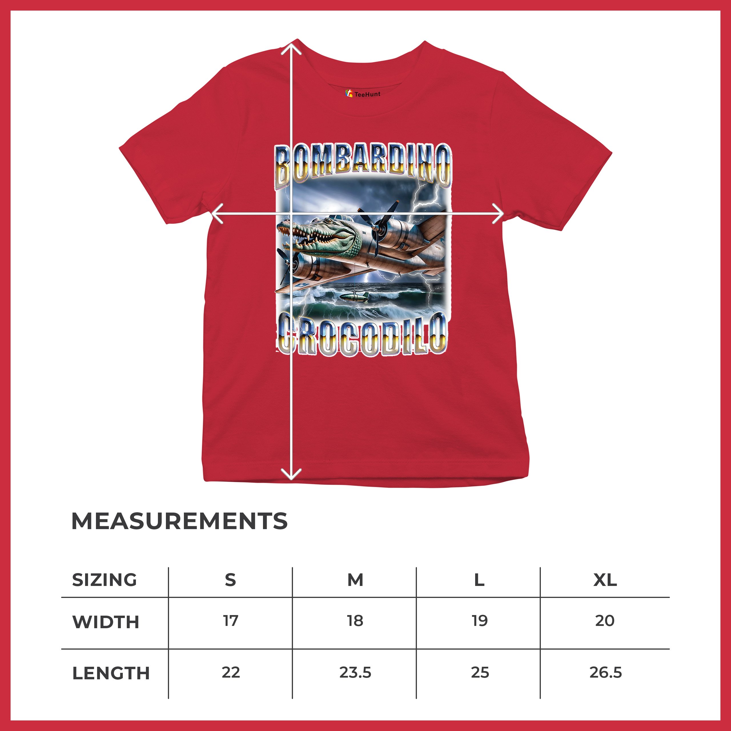 Bombardino Crocodilo Youth T-shirt Italian Brainrot Gen Z Alpha Meme Kids - Picture 22 of 50