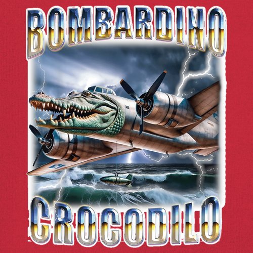 Bombardino Crocodilo Youth T-shirt Italian Brainrot Gen Z Alpha Meme Kids - Picture 18 of 50