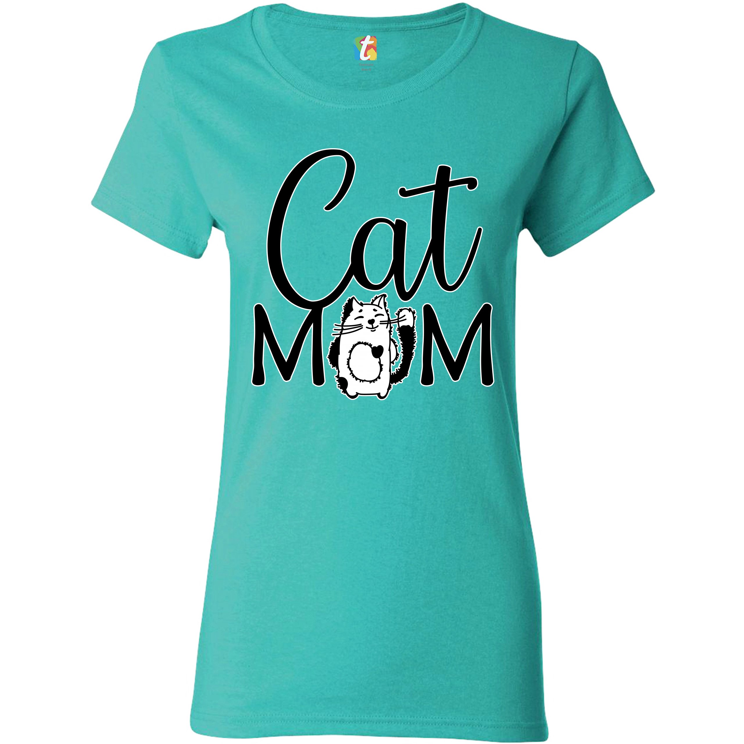 Cat Mom T Shirt Mothers Day Fur Mama Cat Lover Kitty Womens Tee Ebay