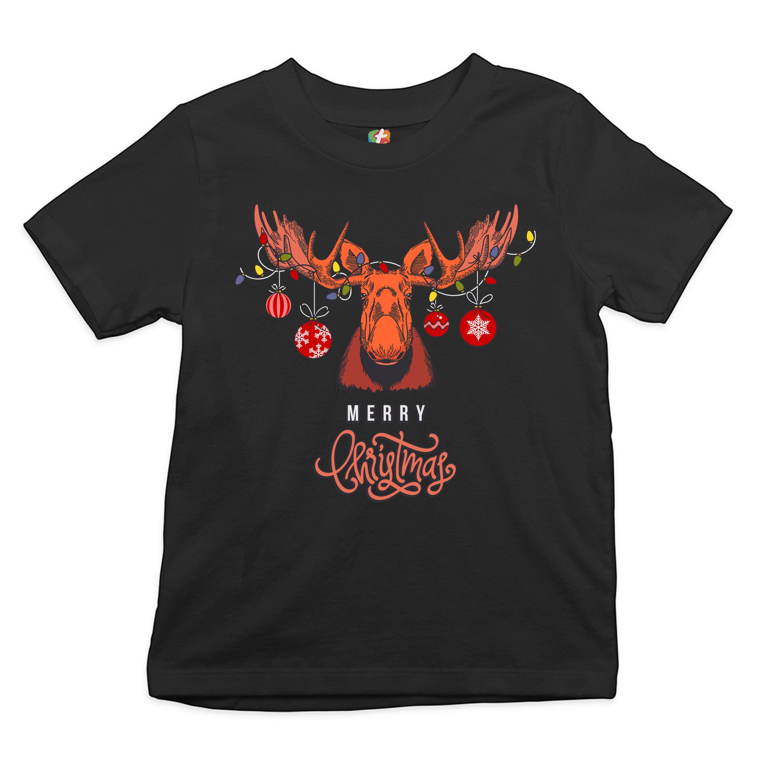Merry Christmas Buck Youth T-shirt Reindeer Rudolph Holiday Spirit Kids - 第 6/29 張圖片