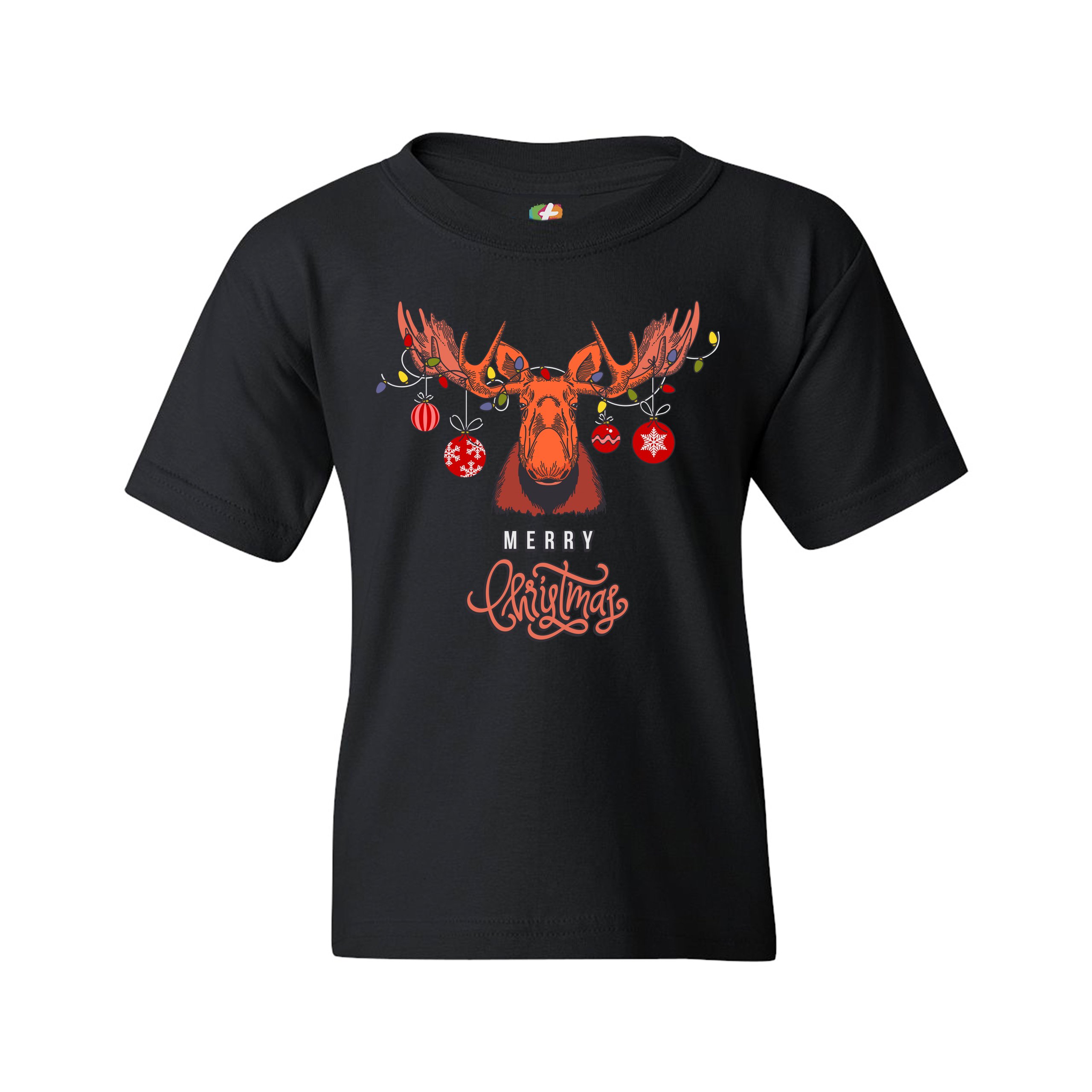 Merry Christmas Buck Youth T-shirt Reindeer Rudolph Holiday Spirit Kids - 第 7/29 張圖片