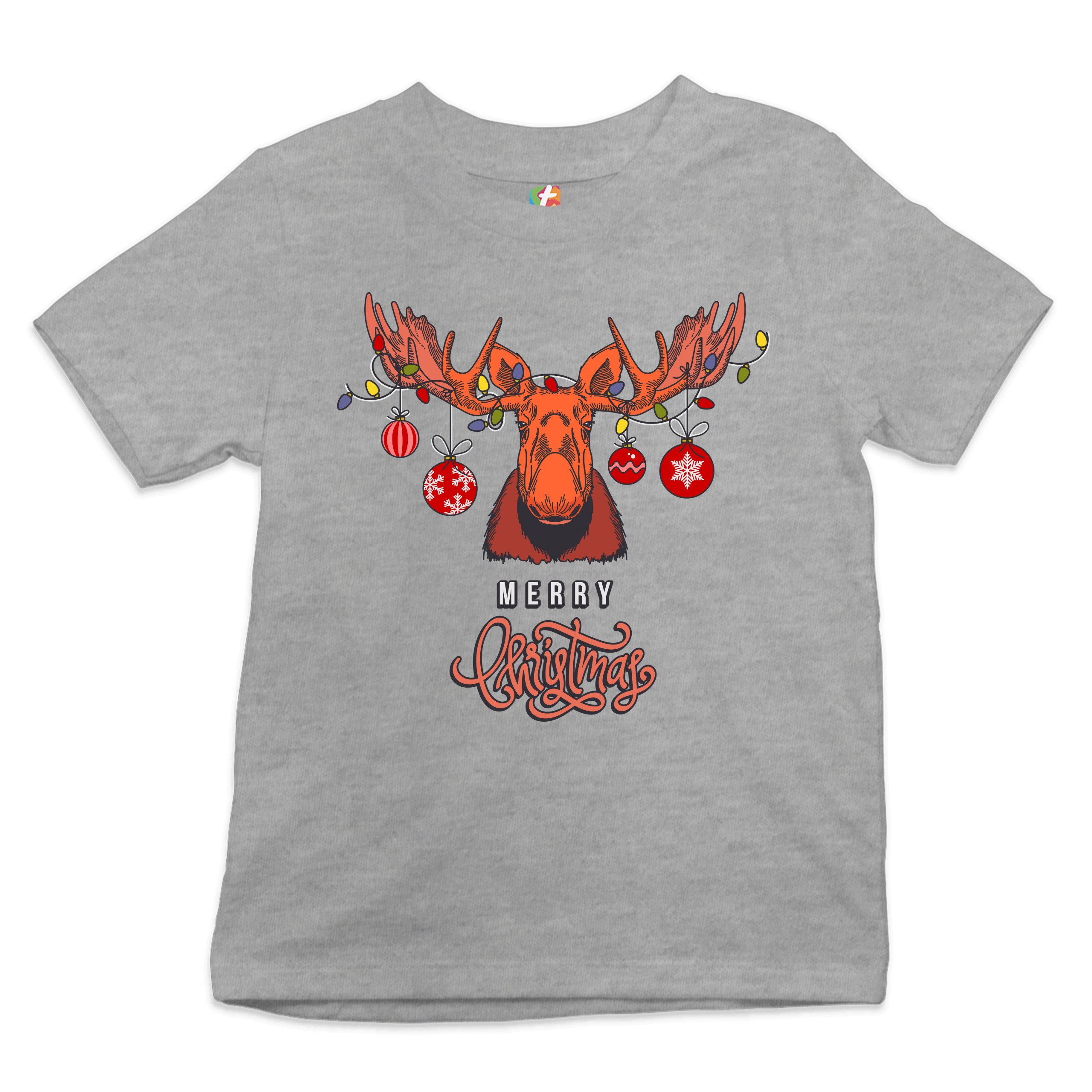 Merry Christmas Buck Youth T-shirt Reindeer Rudolph Holiday Spirit Kids - 第 10/29 張圖片