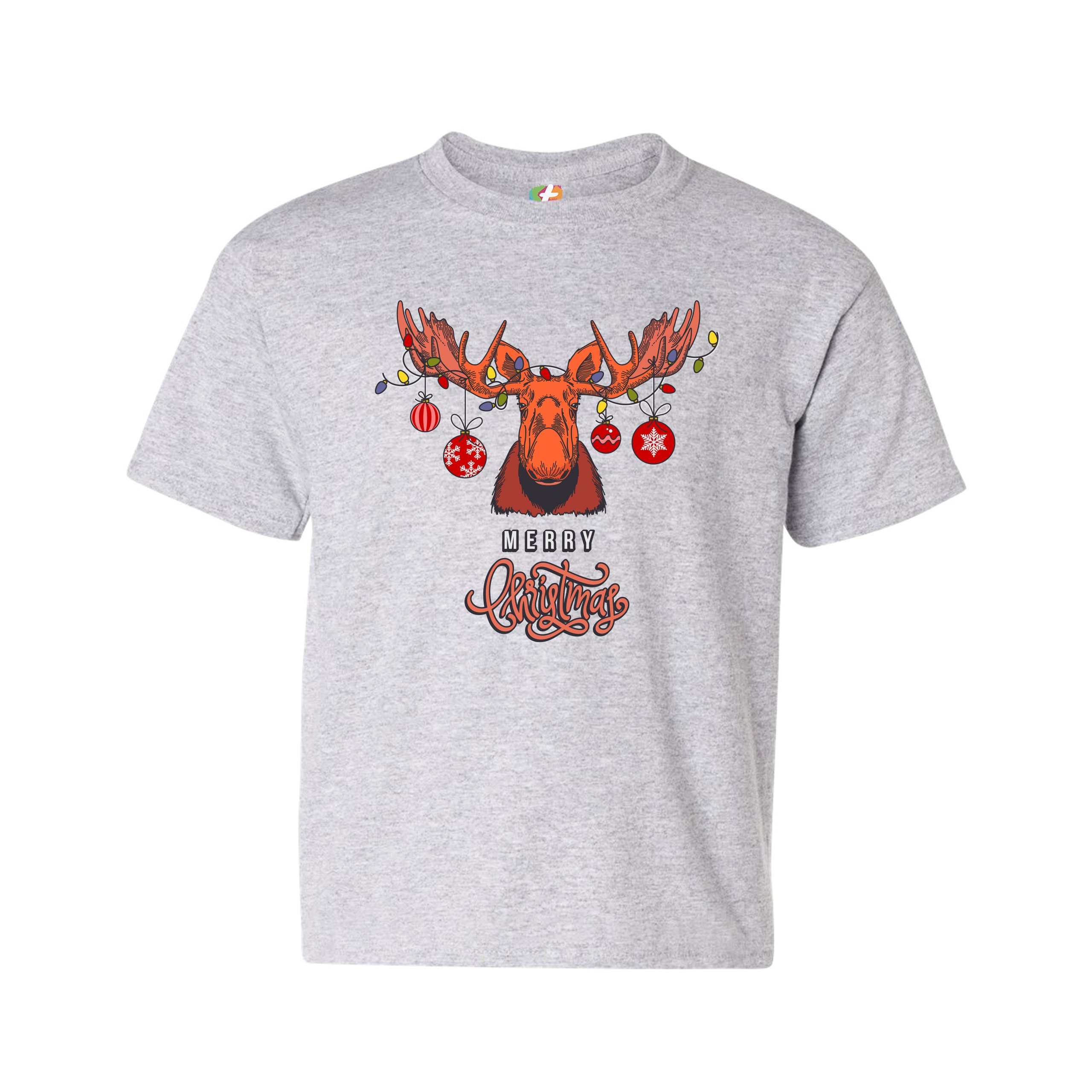 Merry Christmas Buck Youth T-shirt Reindeer Rudolph Holiday Spirit Kids - 第 11/29 張圖片