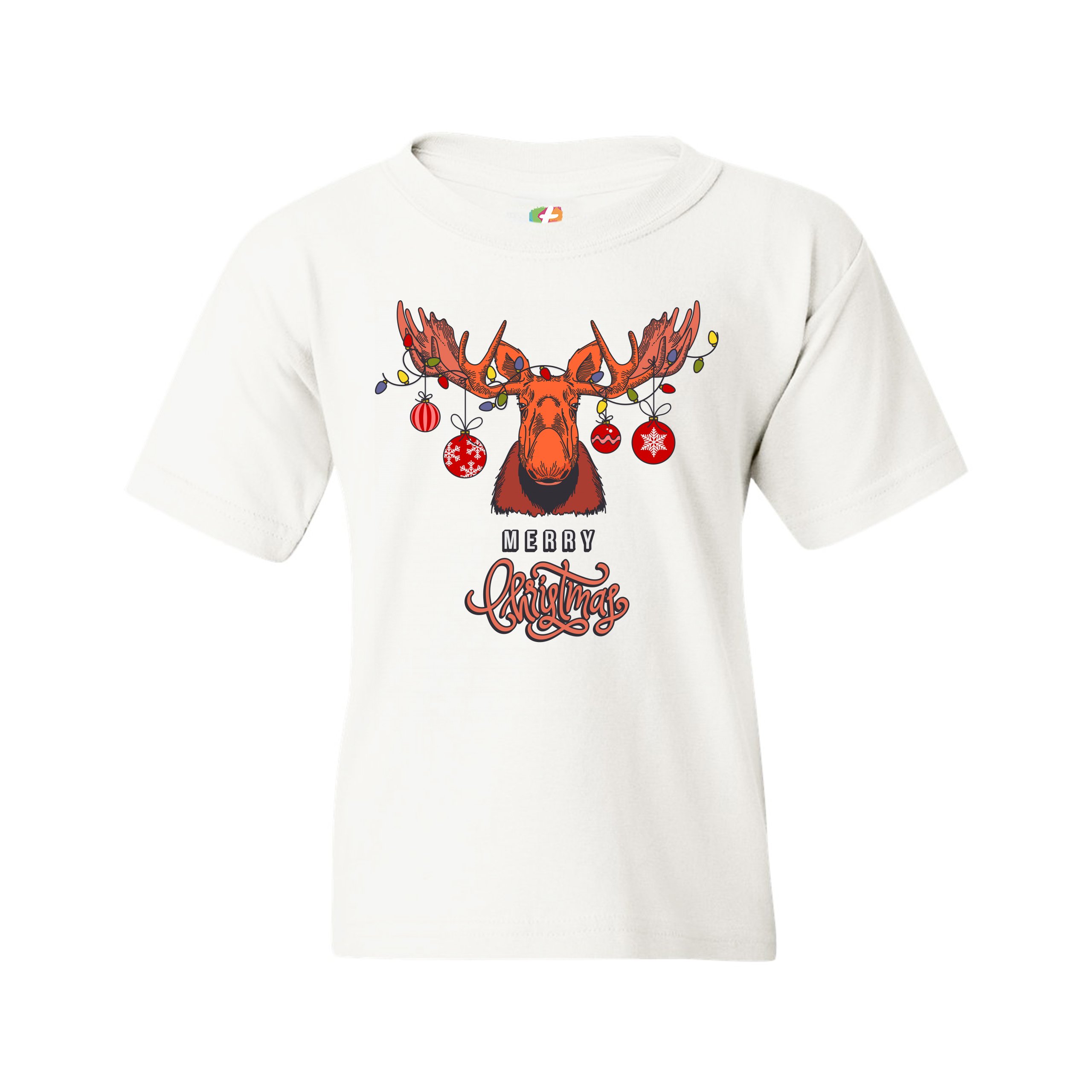 Merry Christmas Buck Youth T-shirt Reindeer Rudolph Holiday Spirit Kids - 第 15/29 張圖片