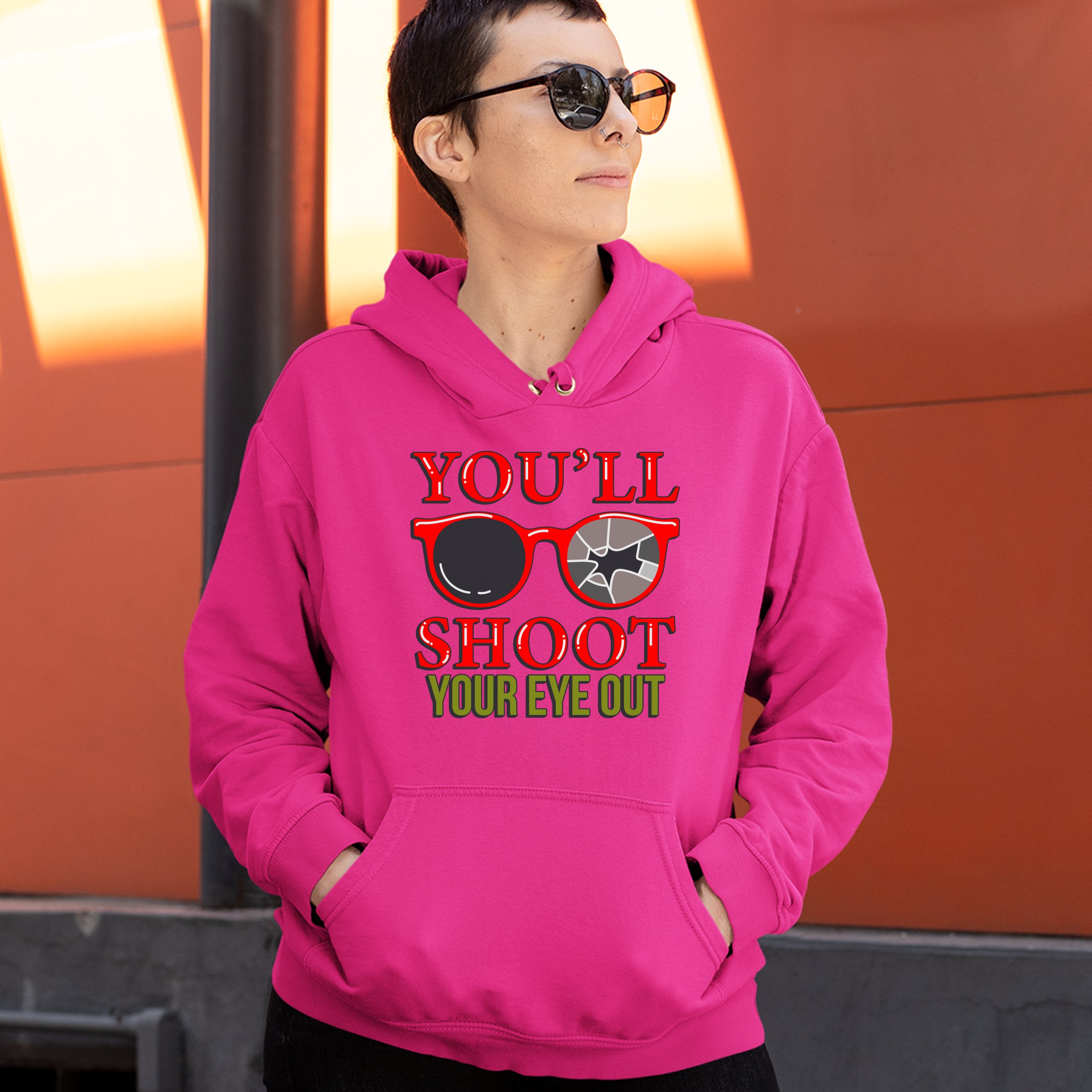 You'll Shoot Your Eye Out Sweatshirt Funny Christmas Saying Xmas Hoodie