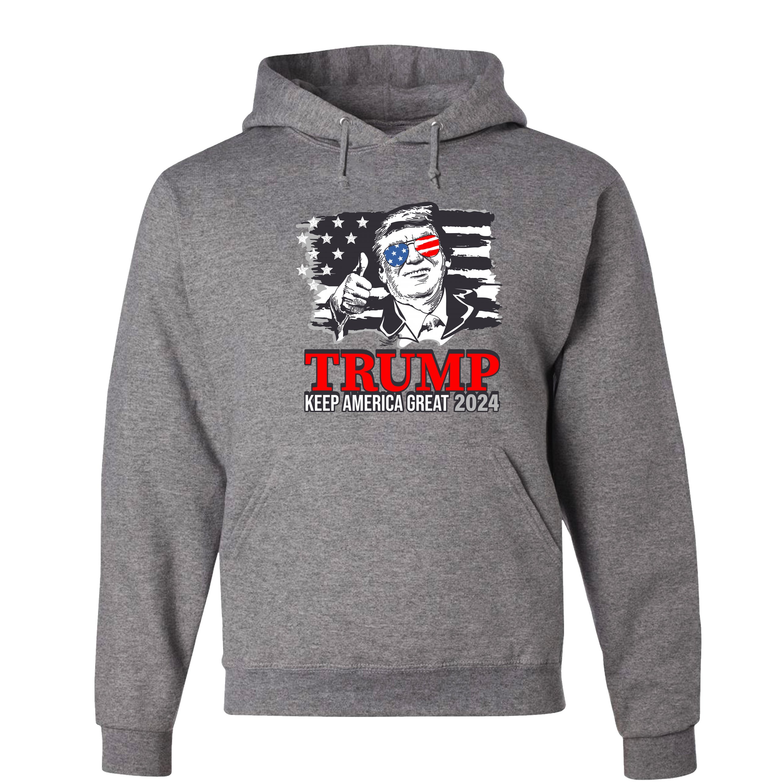 Donald Trump Keep America Great 2024 Sweatshirt MAGA American Flag ...