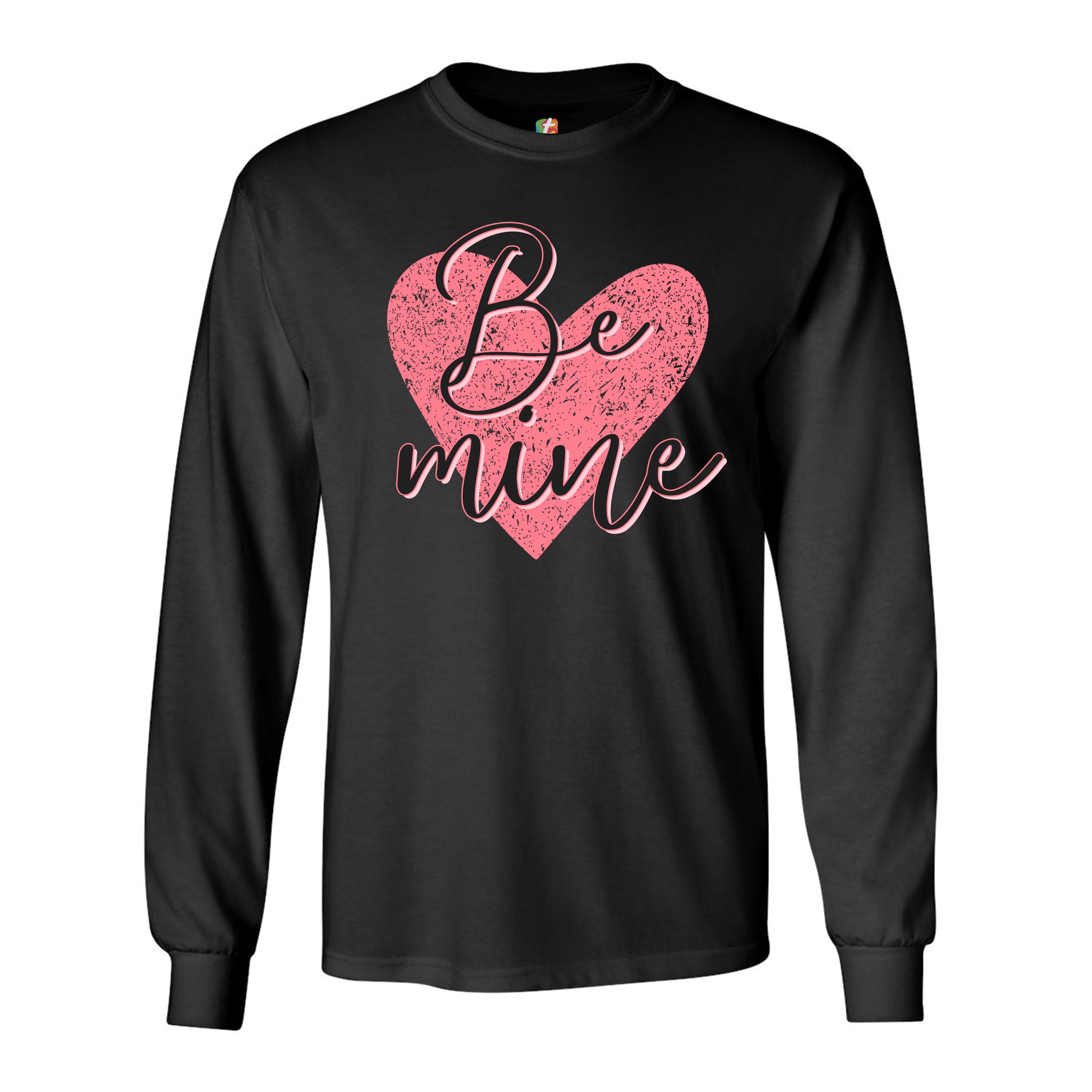Be Mine Long Sleeve T-shirt Passion Valentine's Day Heart I Love You - Picture 7 of 45