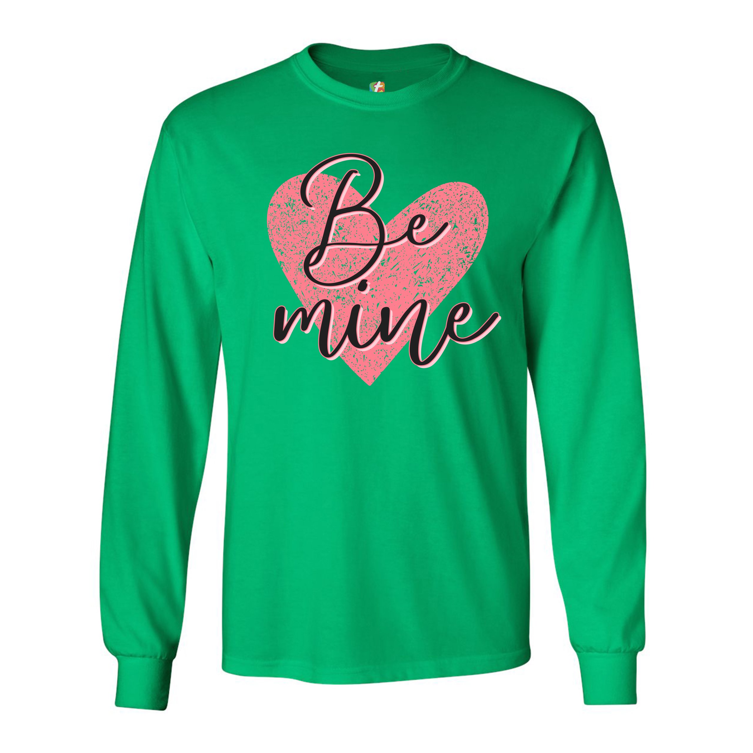 Be Mine Long Sleeve T-shirt Passion Valentine's Day Heart I Love You - Picture 27 of 45