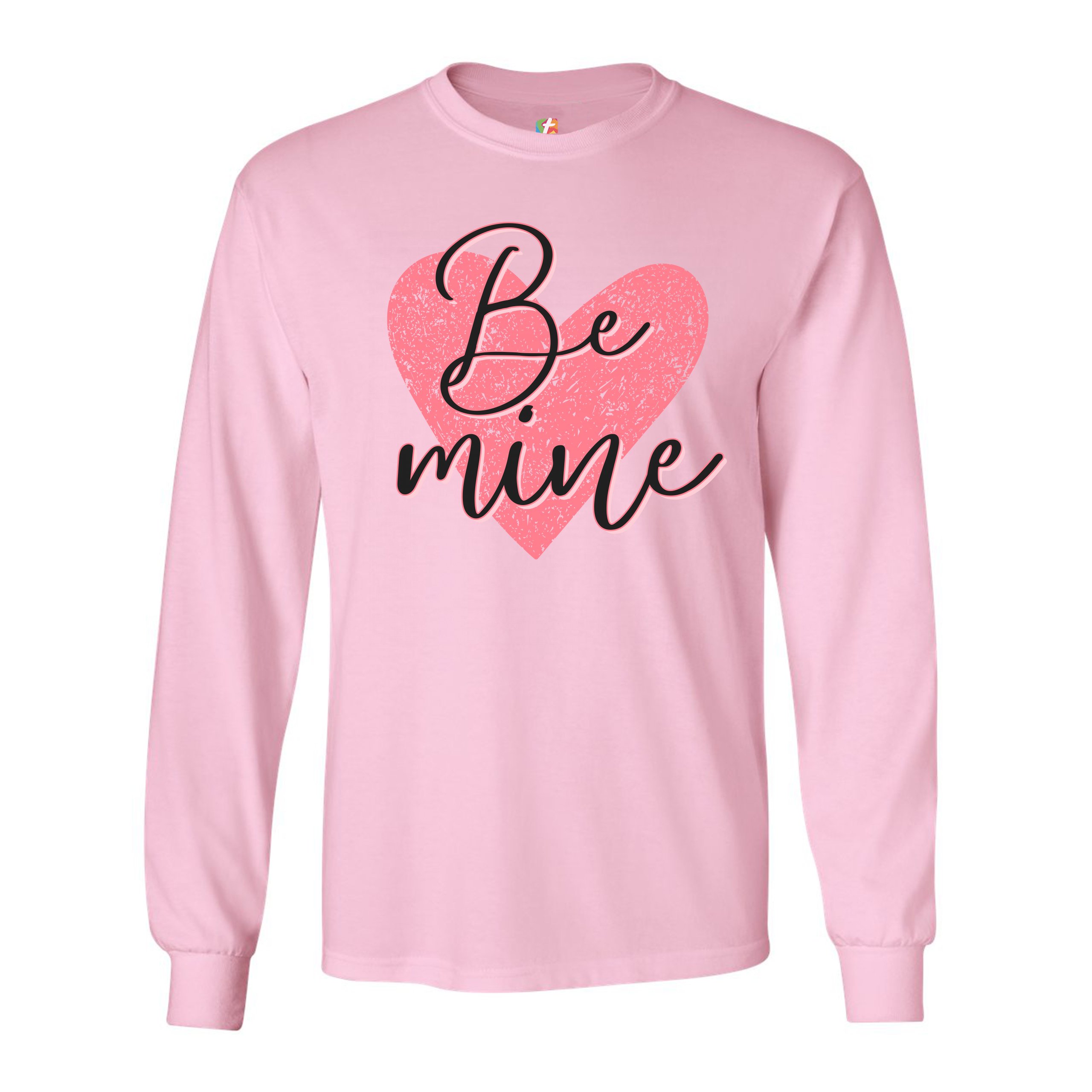 Be Mine Long Sleeve T-shirt Passion Valentine's Day Heart I Love You - Picture 43 of 45