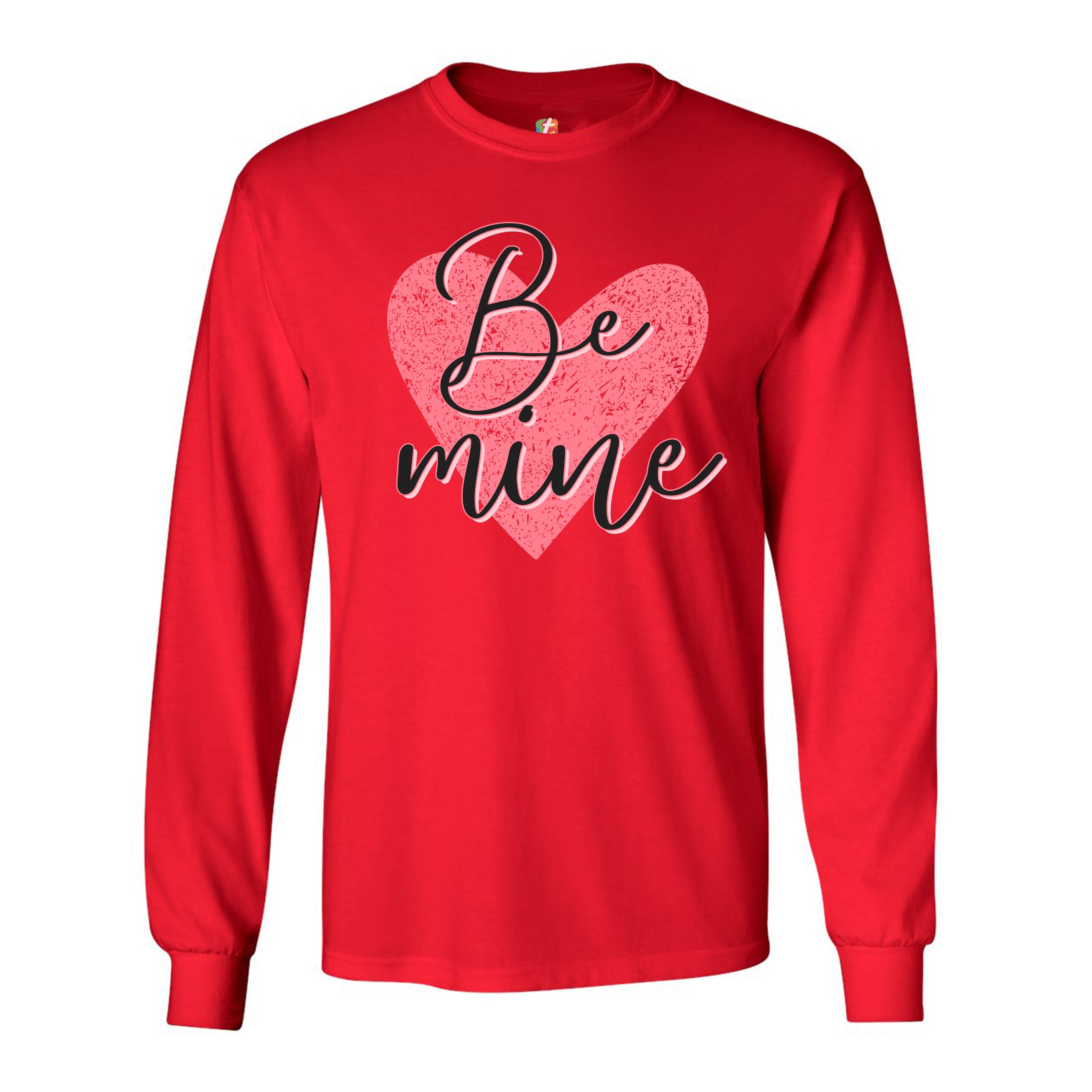 Be Mine Long Sleeve T-shirt Passion Valentine's Day Heart I Love You - Picture 19 of 45
