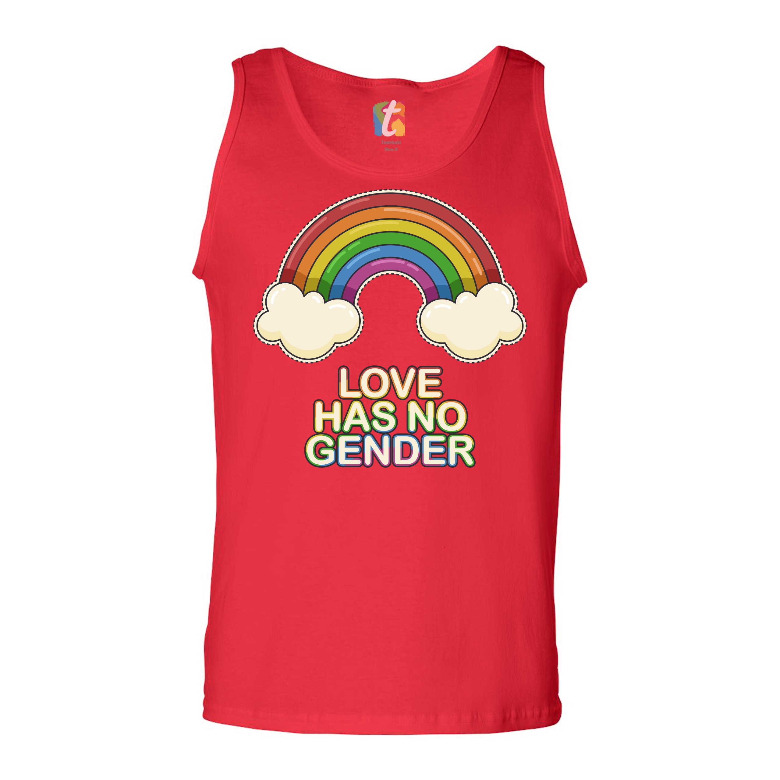 Love Has No Gender Tank Top Gay Pride Queer Rainbow Love Is Love Men's Top - Picture 15 of 21