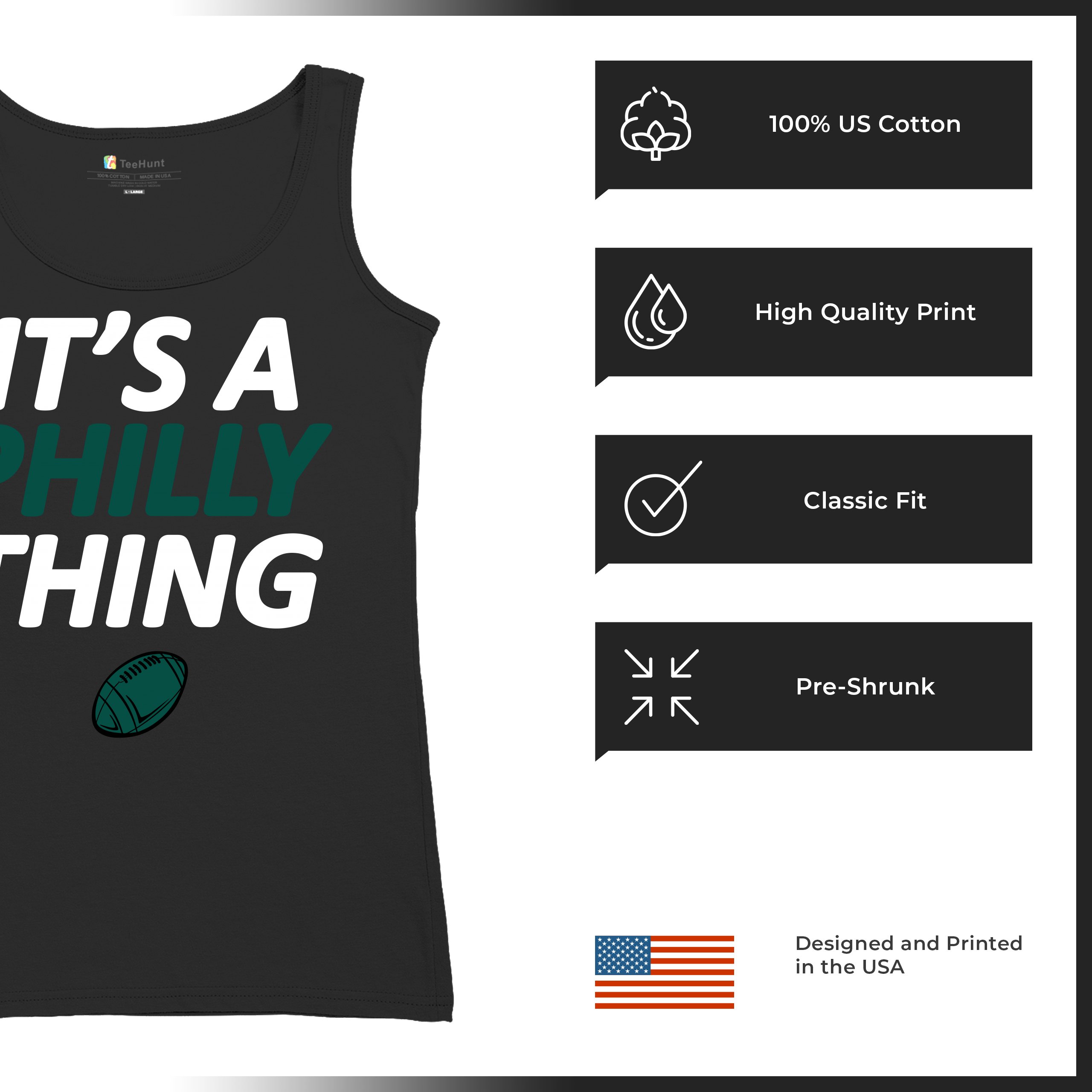 It's a Philly Thing Funny Women's Tank Top Philadelphia Birds Fan Football - Picture 7 of 29