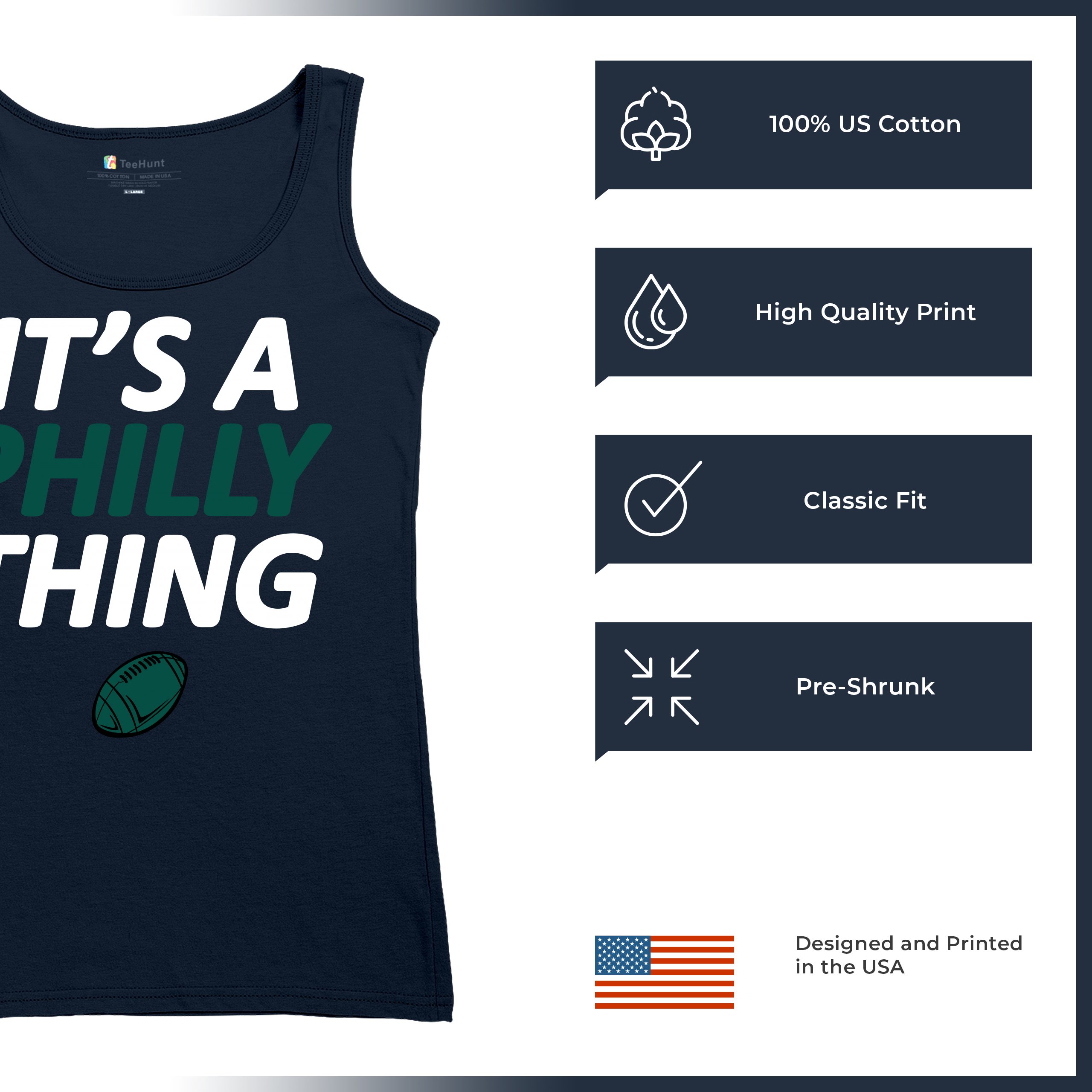It's a Philly Thing Funny Women's Tank Top Philadelphia Birds Fan Football - Picture 21 of 29