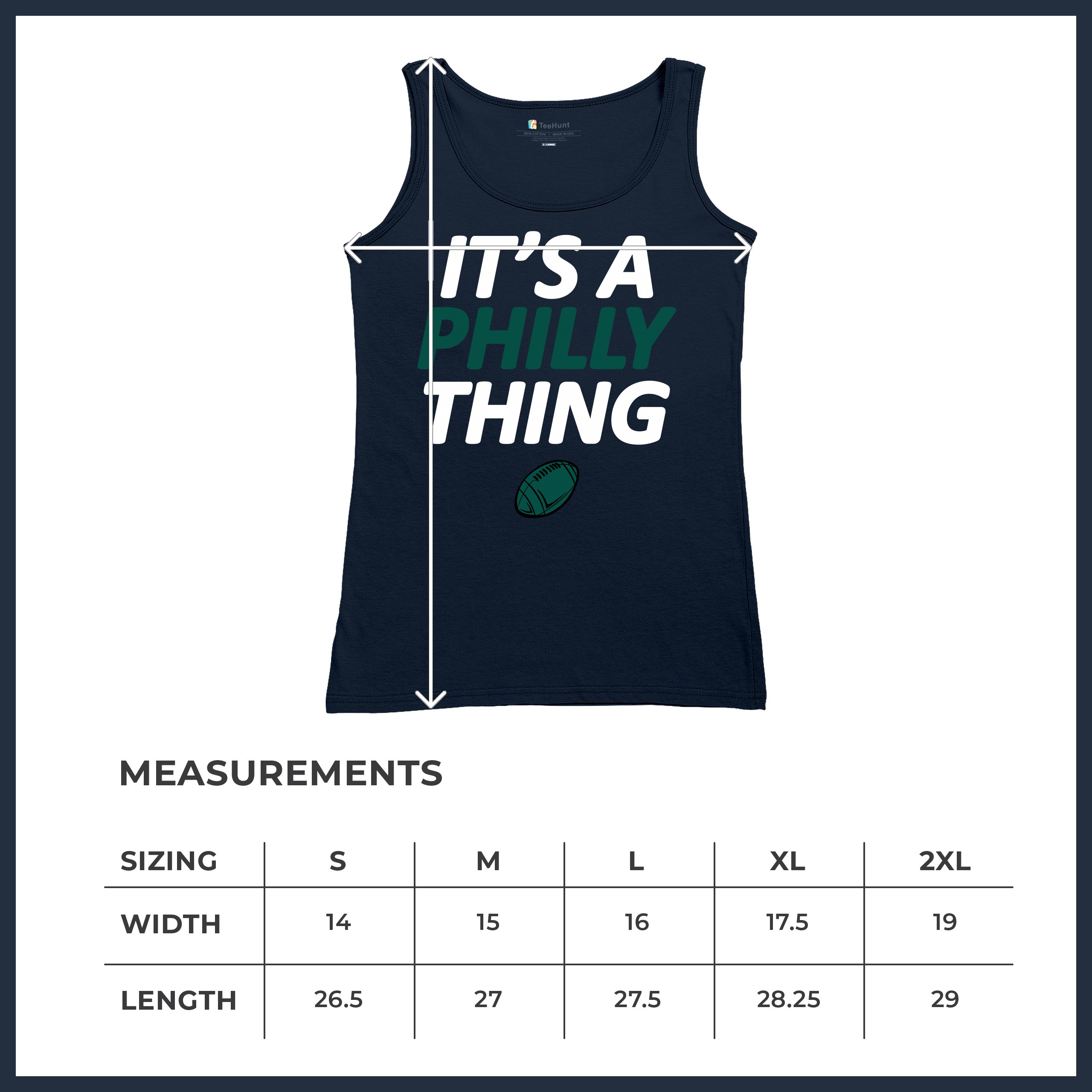 It's a Philly Thing Funny Women's Tank Top Philadelphia Birds Fan Football - Picture 22 of 29