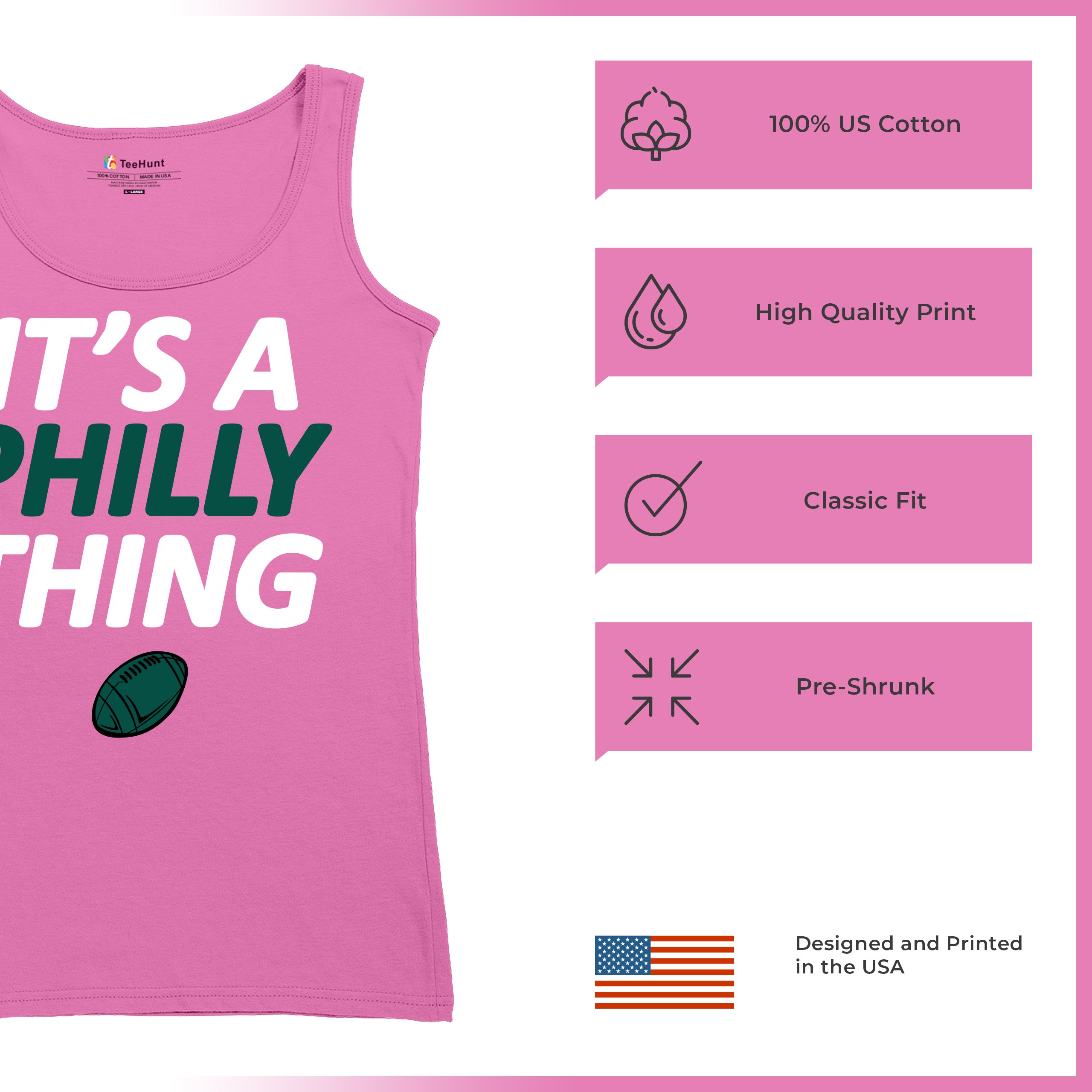 It's a Philly Thing Funny Women's Tank Top Philadelphia Birds Fan Football - Picture 28 of 29