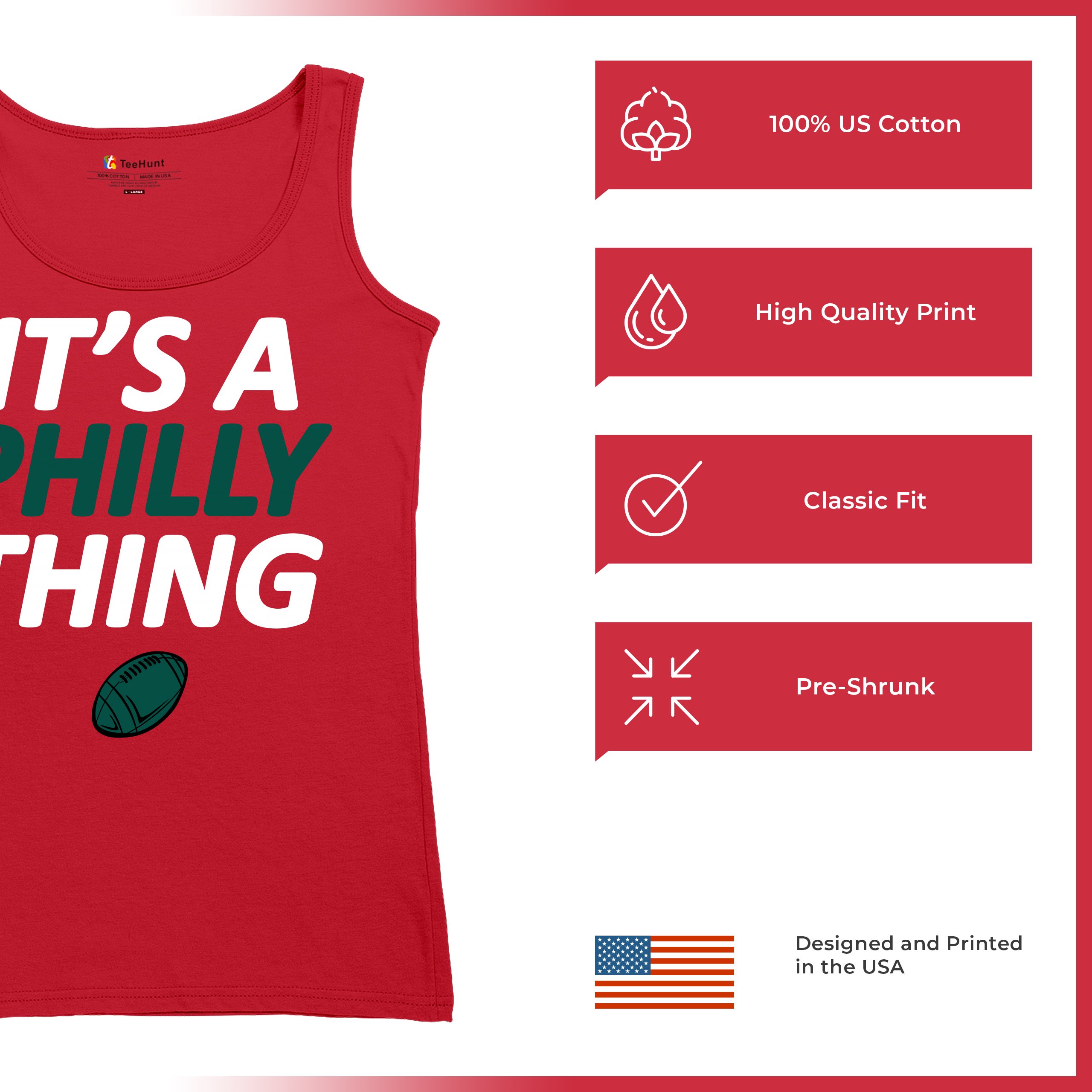 It's a Philly Thing Funny Women's Tank Top Philadelphia Birds Fan Football - Picture 14 of 29