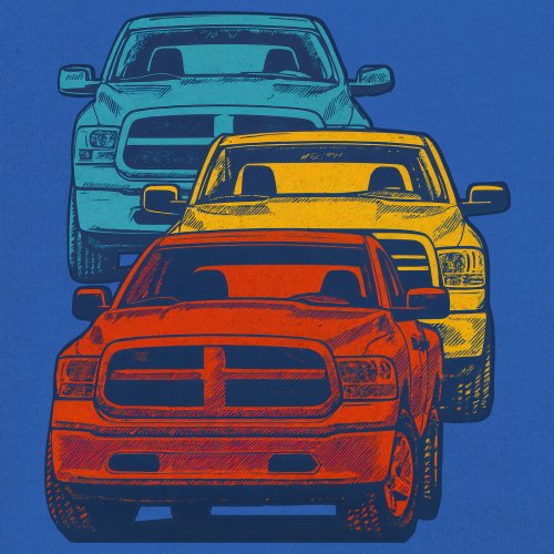 American Pickup Truck Stack Sweatshirt 4X4 Offroad Power Heavy Duty Crewneck - Picture 46 of 50