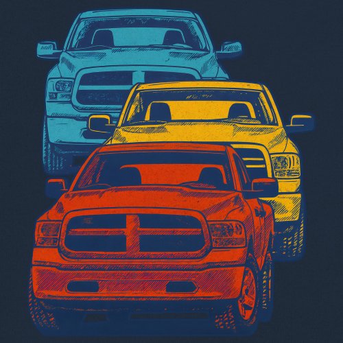 American Pickup Truck Stack Sweatshirt 4X4 Offroad Power Heavy Duty Crewneck - Picture 32 of 50