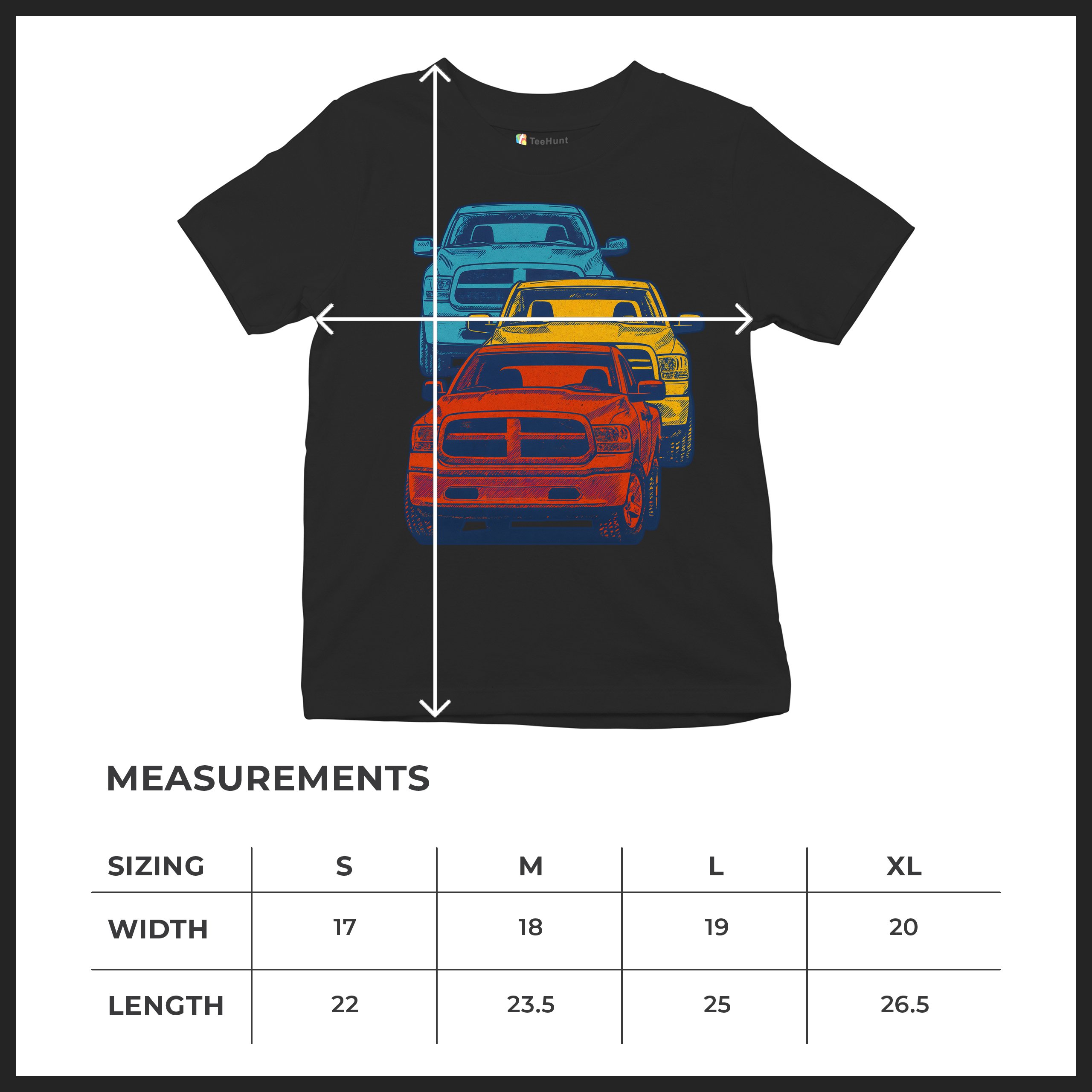 American Pickup Truck Stack Youth T-shirt 4X4 Offroad Power Heavy Duty Kids - Picture 8 of 50