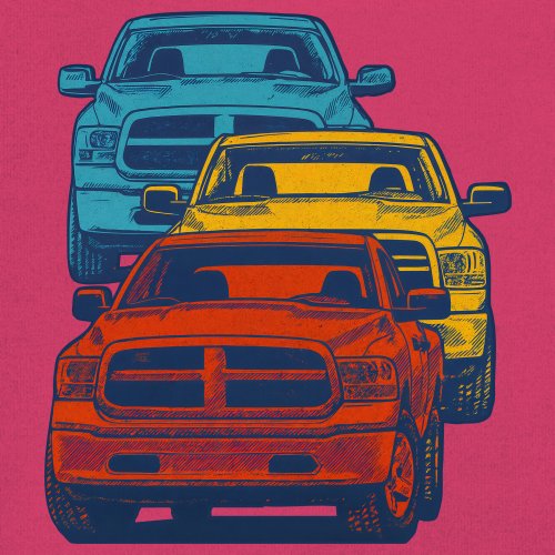 American Pickup Truck Stack Youth T-shirt 4X4 Offroad Power Heavy Duty Kids - Picture 46 of 50