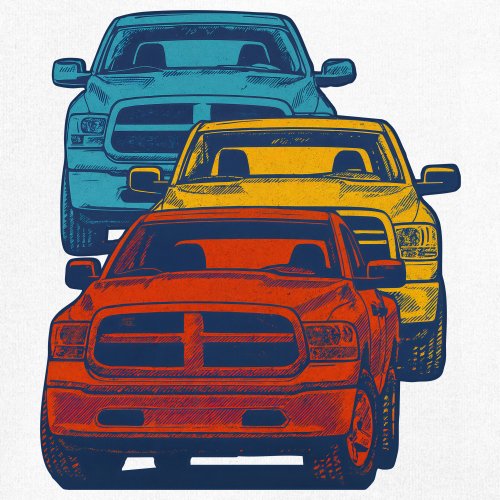 American Pickup Truck Stack Youth T-shirt 4X4 Offroad Power Heavy Duty Kids - Picture 25 of 50