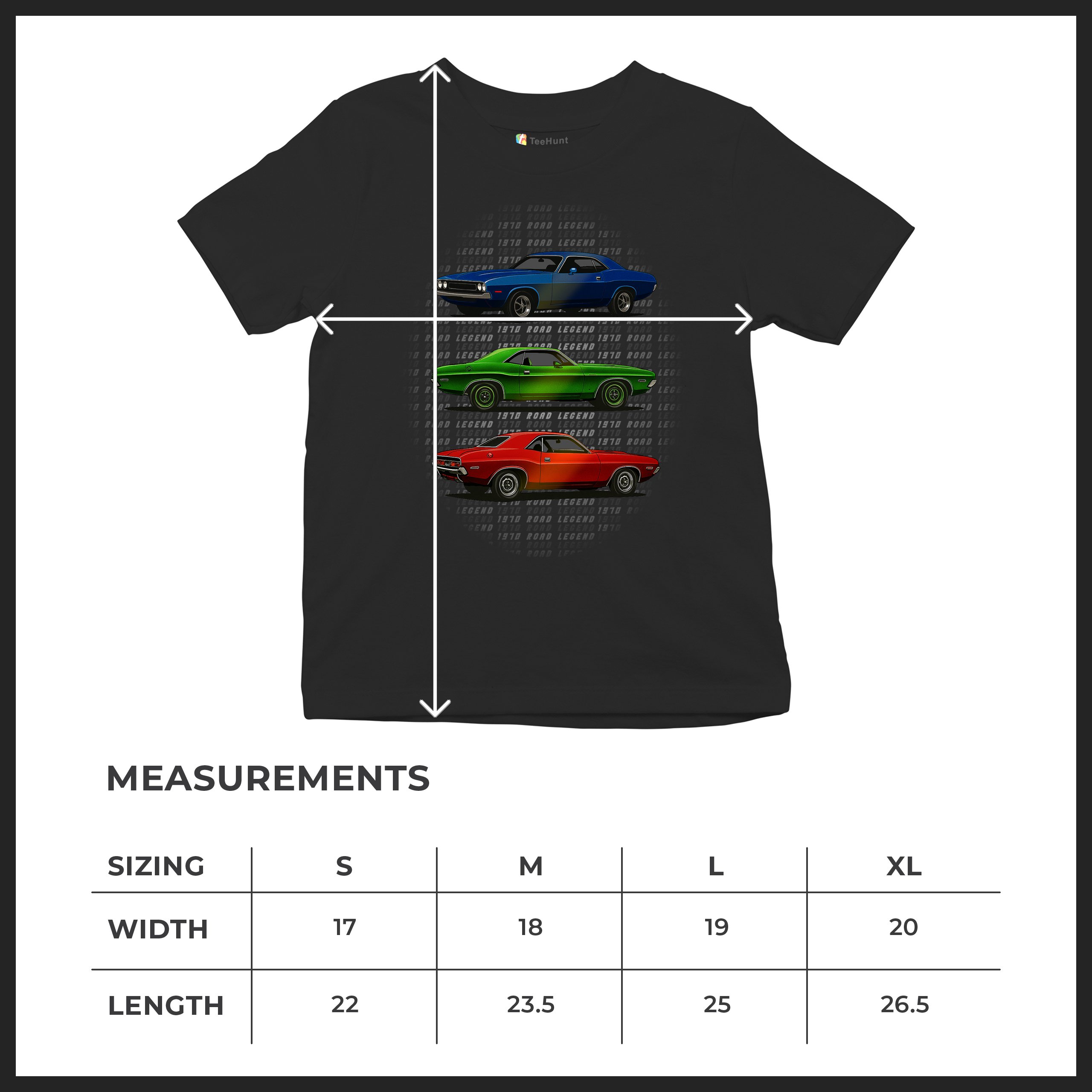 1970 Road Legends Muscle Car Youth T-shirt American Vintage Classic Kids - Picture 8 of 50