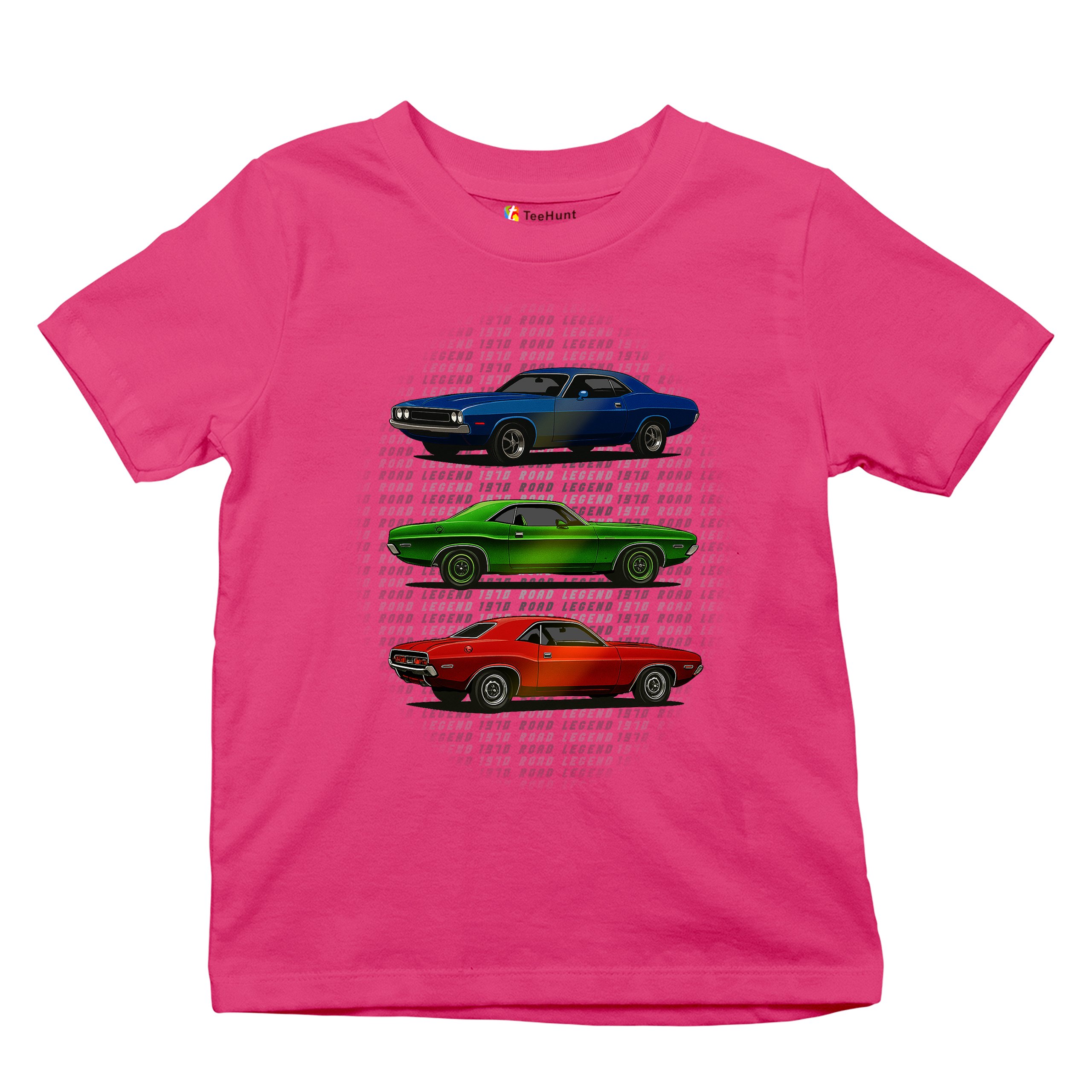 1970 Road Legends Muscle Car Youth T-shirt American Vintage Classic Kids - Picture 48 of 50