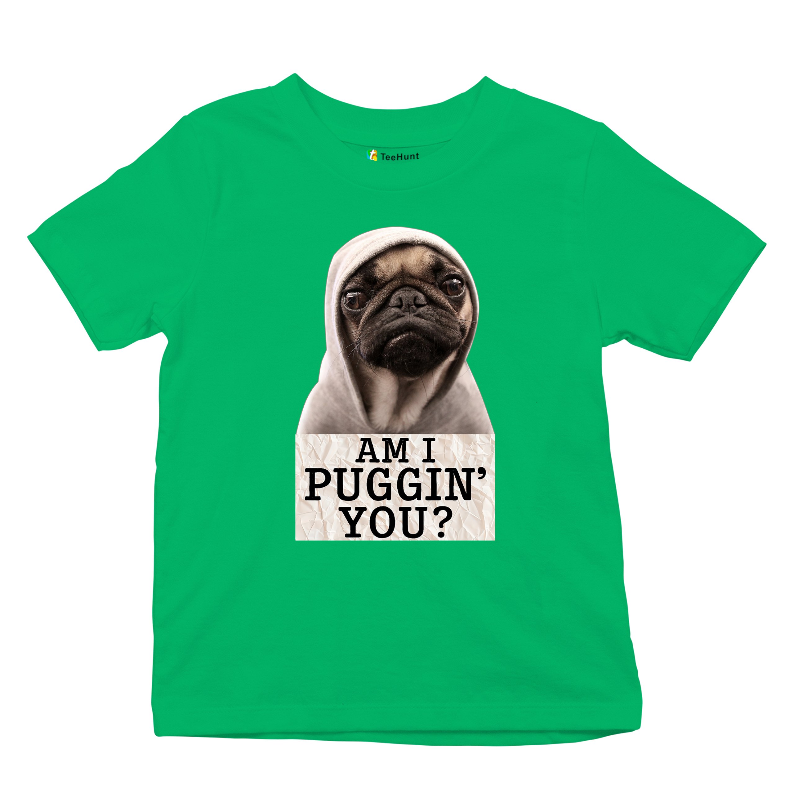 Am I Puggin You Youth T-shirt Funny Pug Puppy Dog Mom Pet Pug Dad Kids - Picture 34 of 50