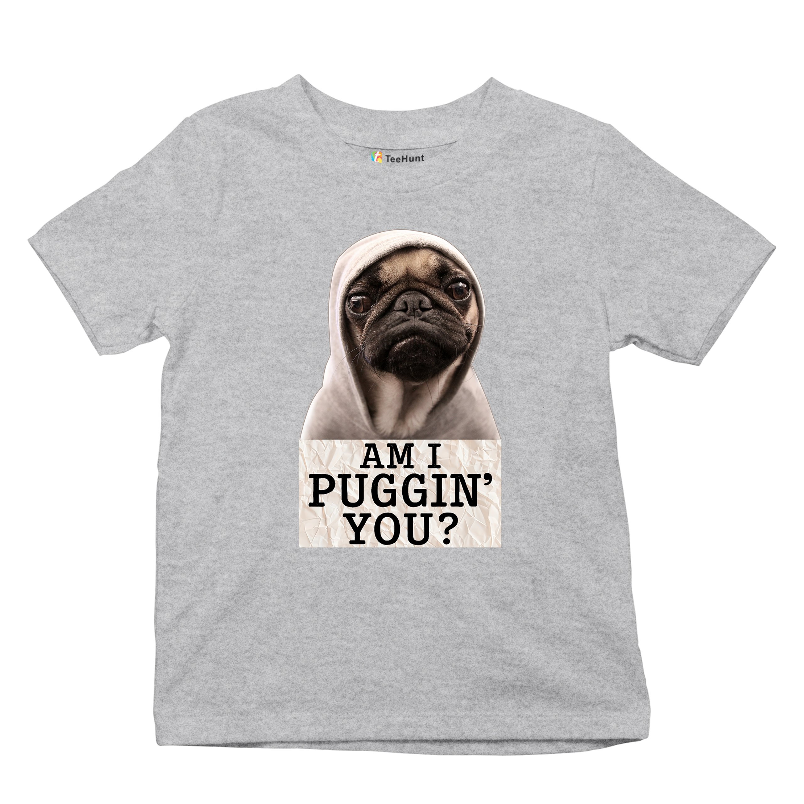 Am I Puggin You Youth T-shirt Funny Pug Puppy Dog Mom Pet Pug Dad Kids - Picture 13 of 50