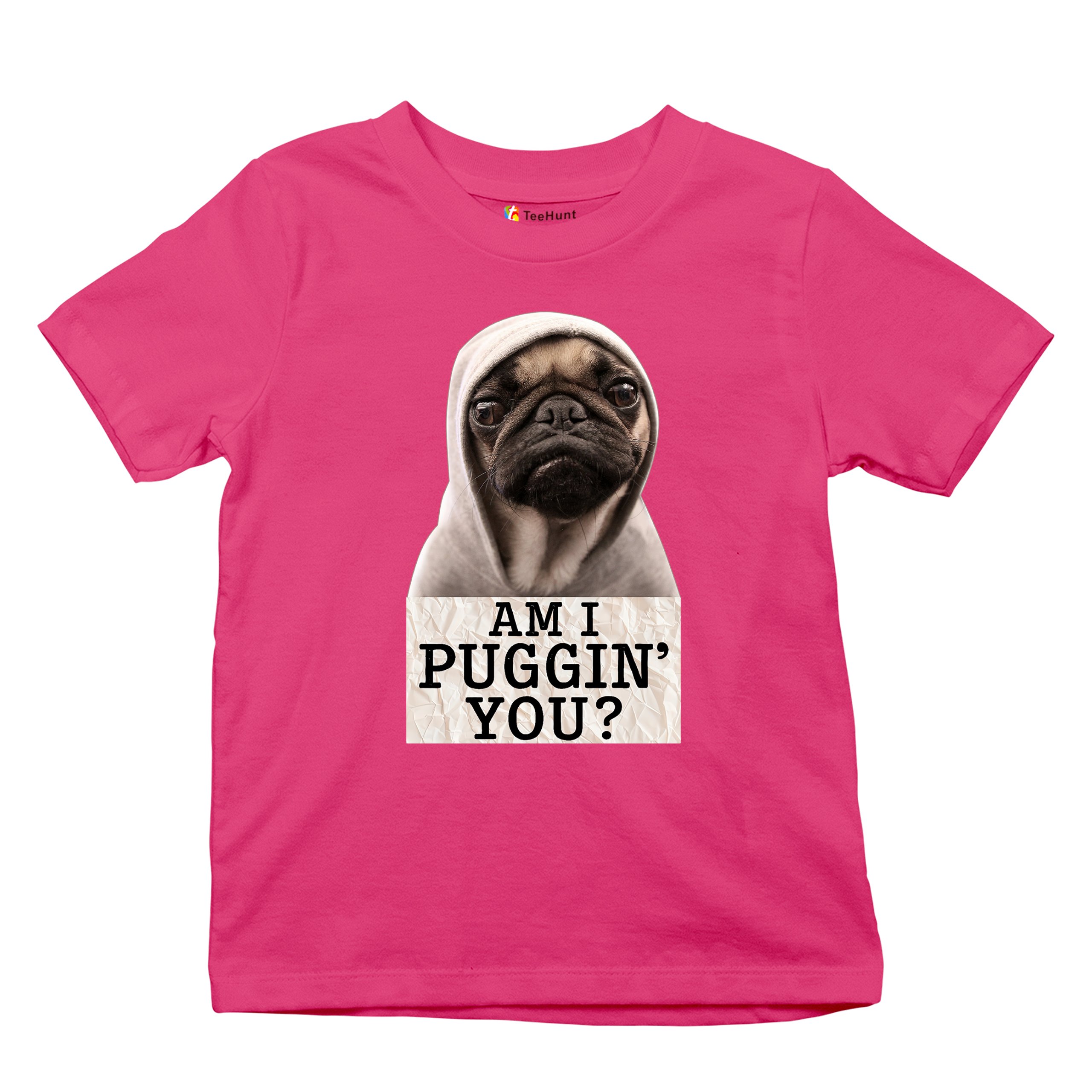 Am I Puggin You Youth T-shirt Funny Pug Puppy Dog Mom Pet Pug Dad Kids - Picture 48 of 50