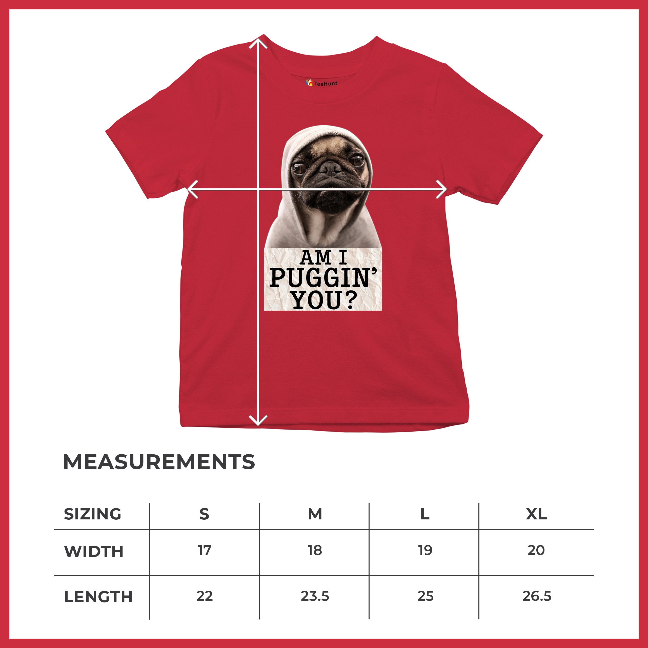 Am I Puggin You Youth T-shirt Funny Pug Puppy Dog Mom Pet Pug Dad Kids - Picture 22 of 50