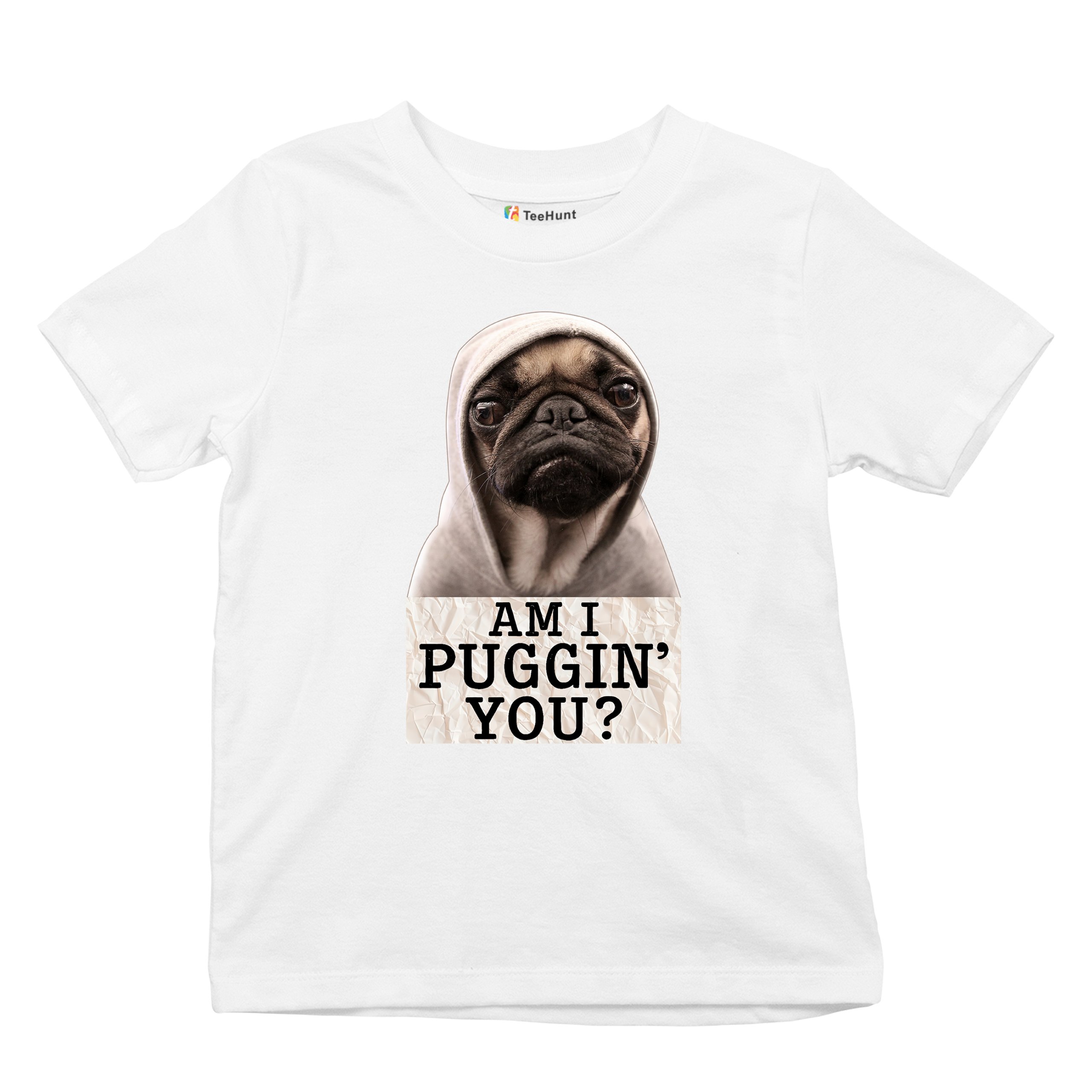 Am I Puggin You Youth T-shirt Funny Pug Puppy Dog Mom Pet Pug Dad Kids - Picture 27 of 50