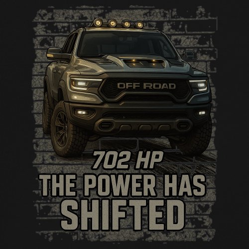 ALTRA The Power Has Shift Muscle Shirt 702HP Pickup Truck Fuoristrada Muscolo 4x4 Uomo