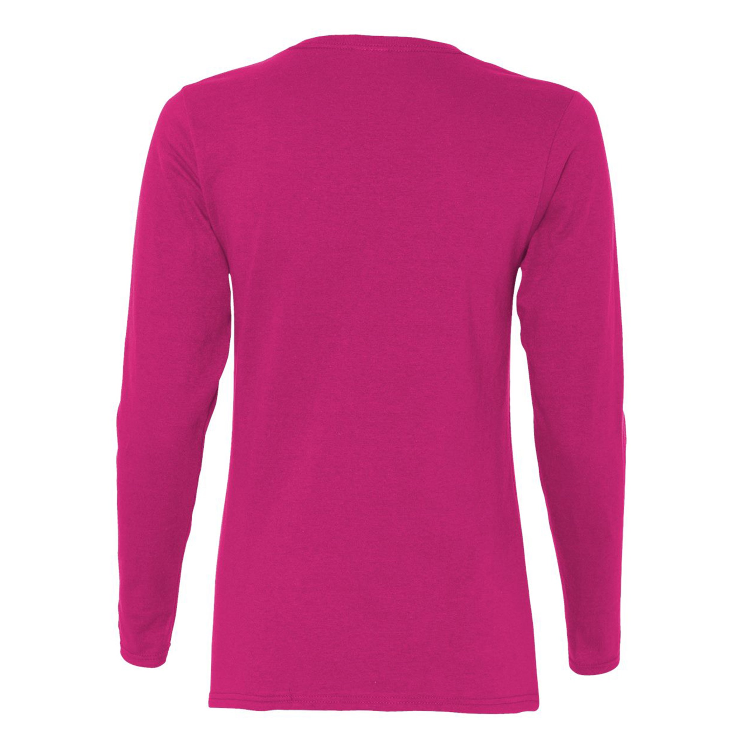 Breast Cancer Awareness Never Give Up Women's Long Sleeve T-shirt Pink Ribbon - Picture 28 of 29