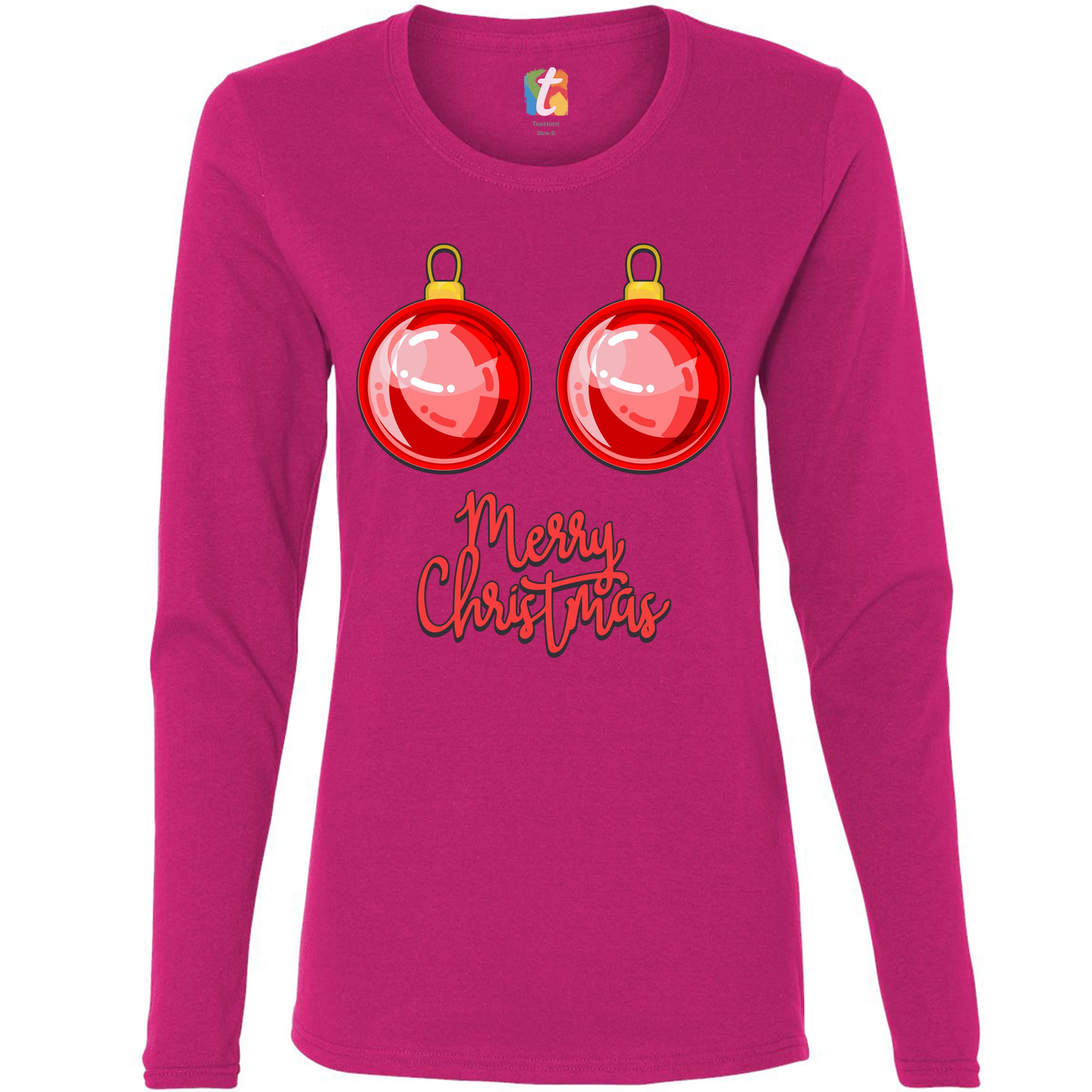 christmas shirt boobs