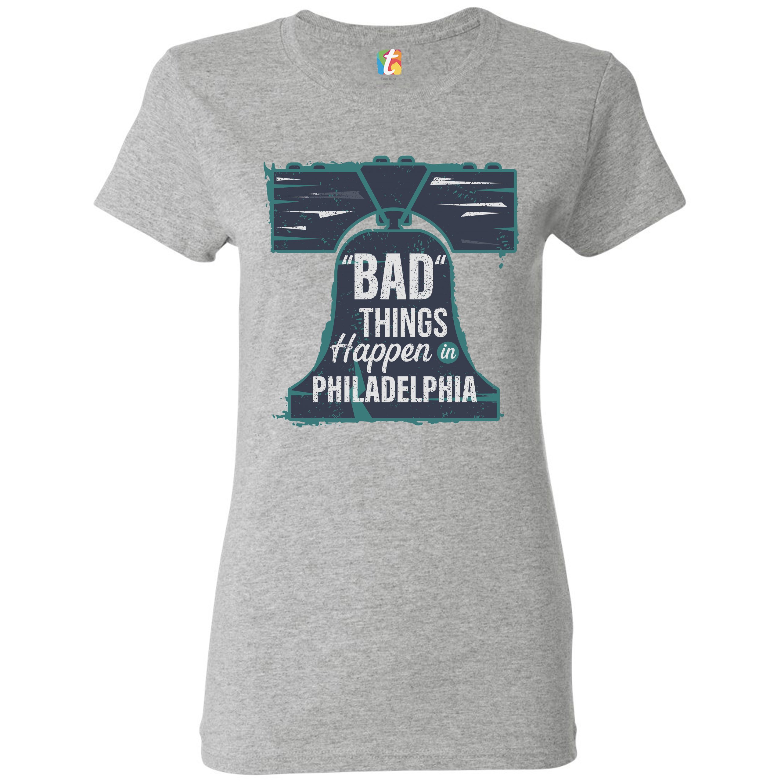 Bad Things Happen in Philadelphia T-Shrit 2024 Election Debate Women's Tee - Picture 11 of 21