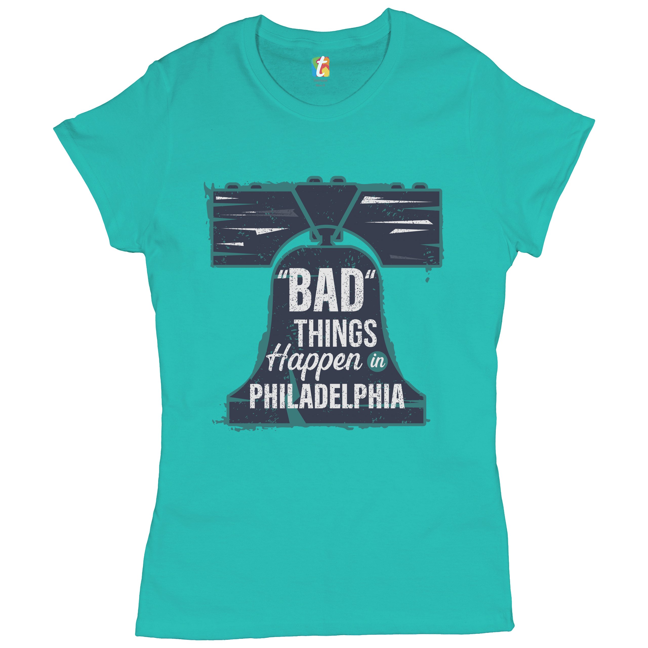 Bad Things Happen in Philadelphia T-Shrit 2024 Election Debate Women's Tee - Picture 18 of 21